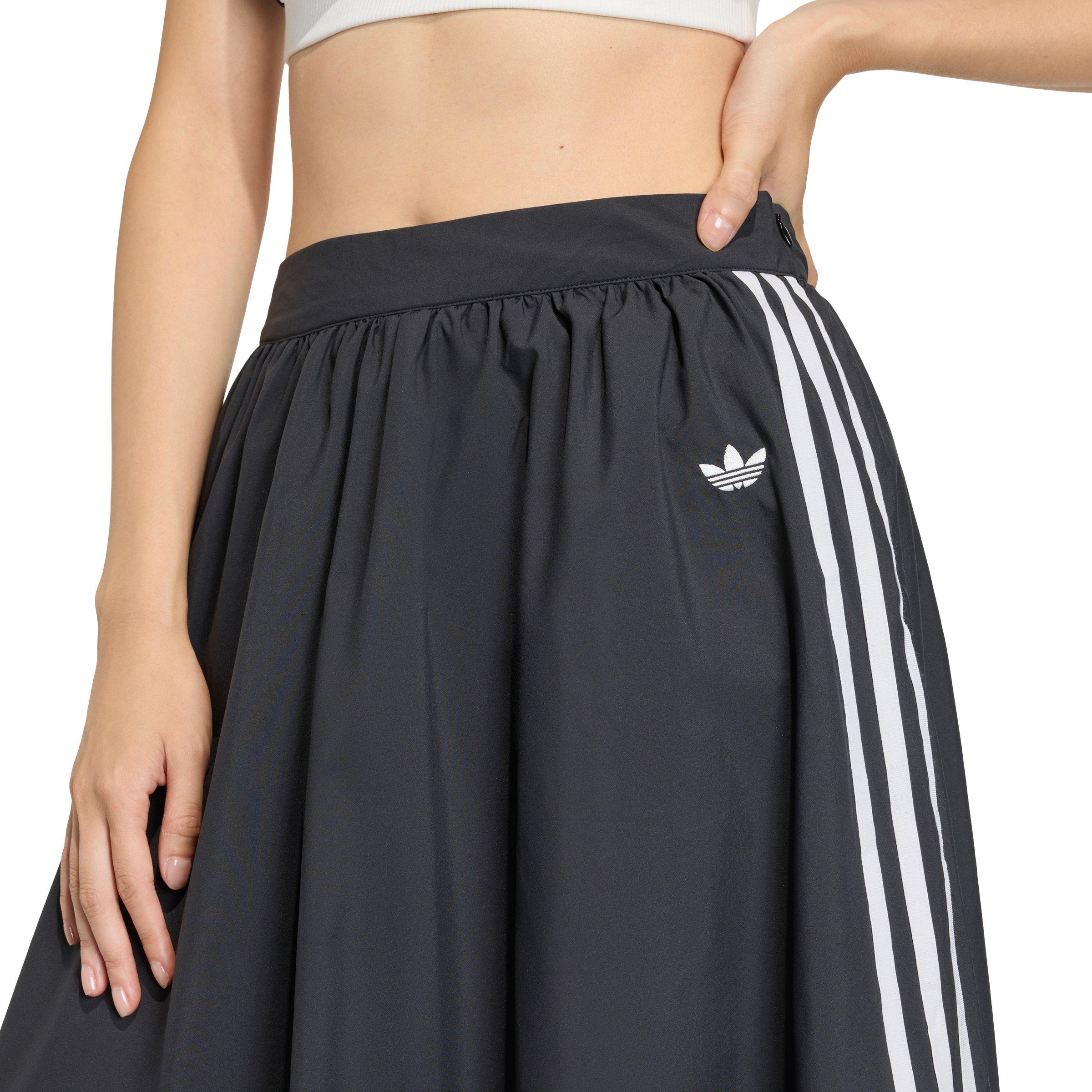 adidas Originals Women's Balloon Long Skirt - Black - BLACK Thumbnail View 3