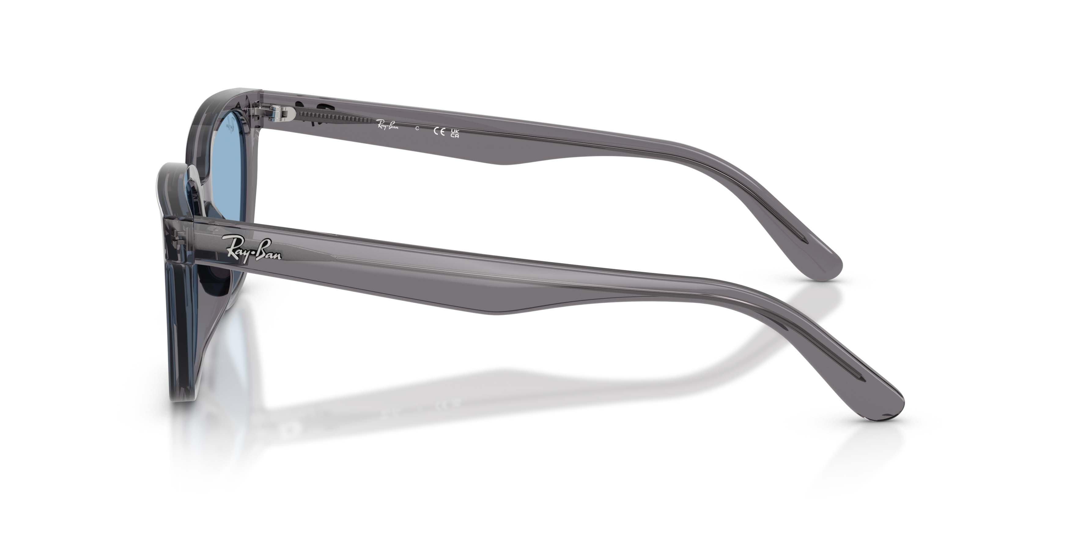 Ray-Ban RB2243D Light Blue Sunglasses - Transparent Grey - GREY/BLUE