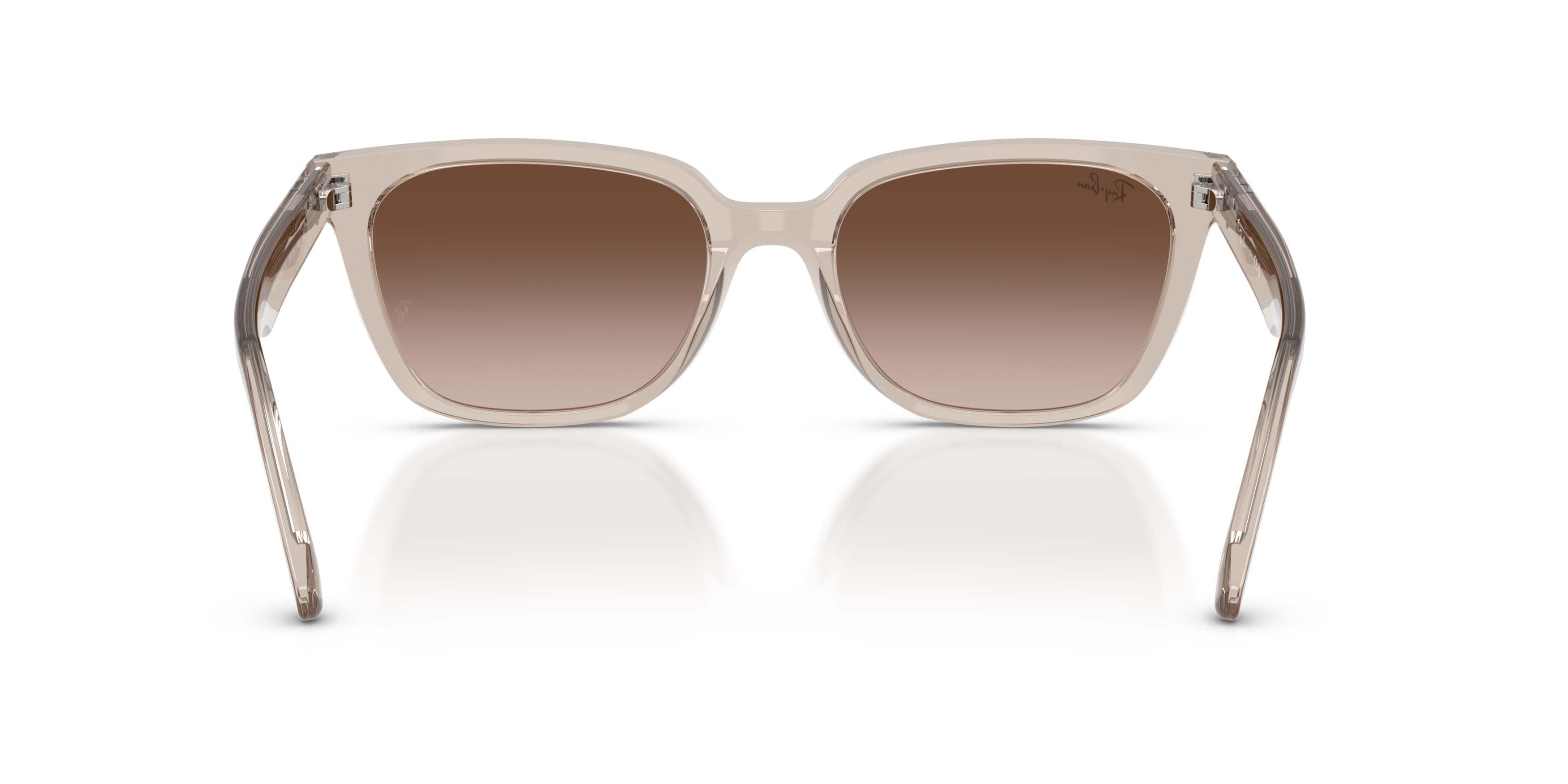Ray-Ban RB2243D Light Brown Gradient Dark Brown Sunglasses - Transparent Light Brown - LT BROWN