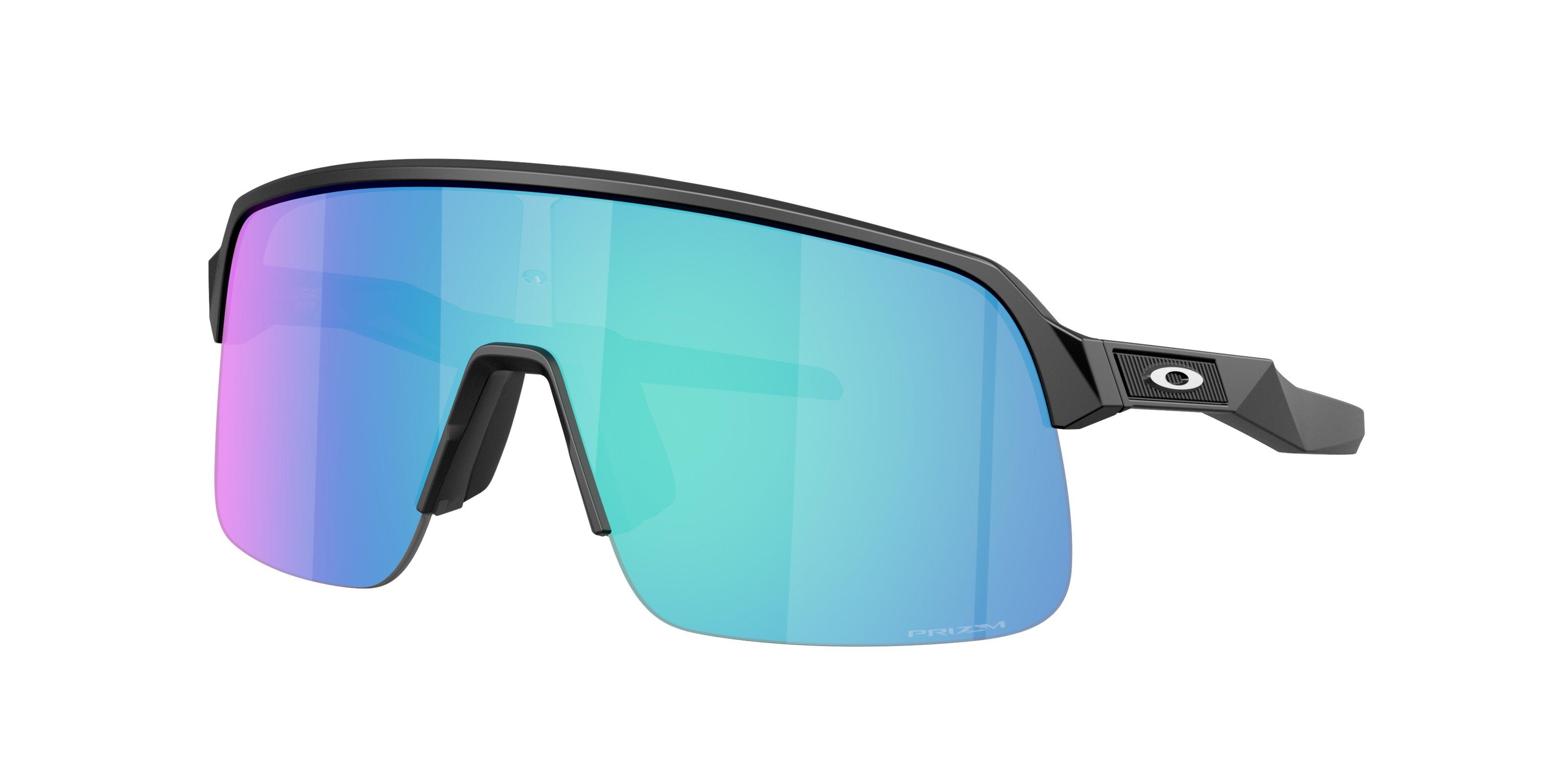 Oakley Sutro Lite S Prizm Sapphire Sunglasses - Matte Black - BLACK/BLUE Thumbnail View 1