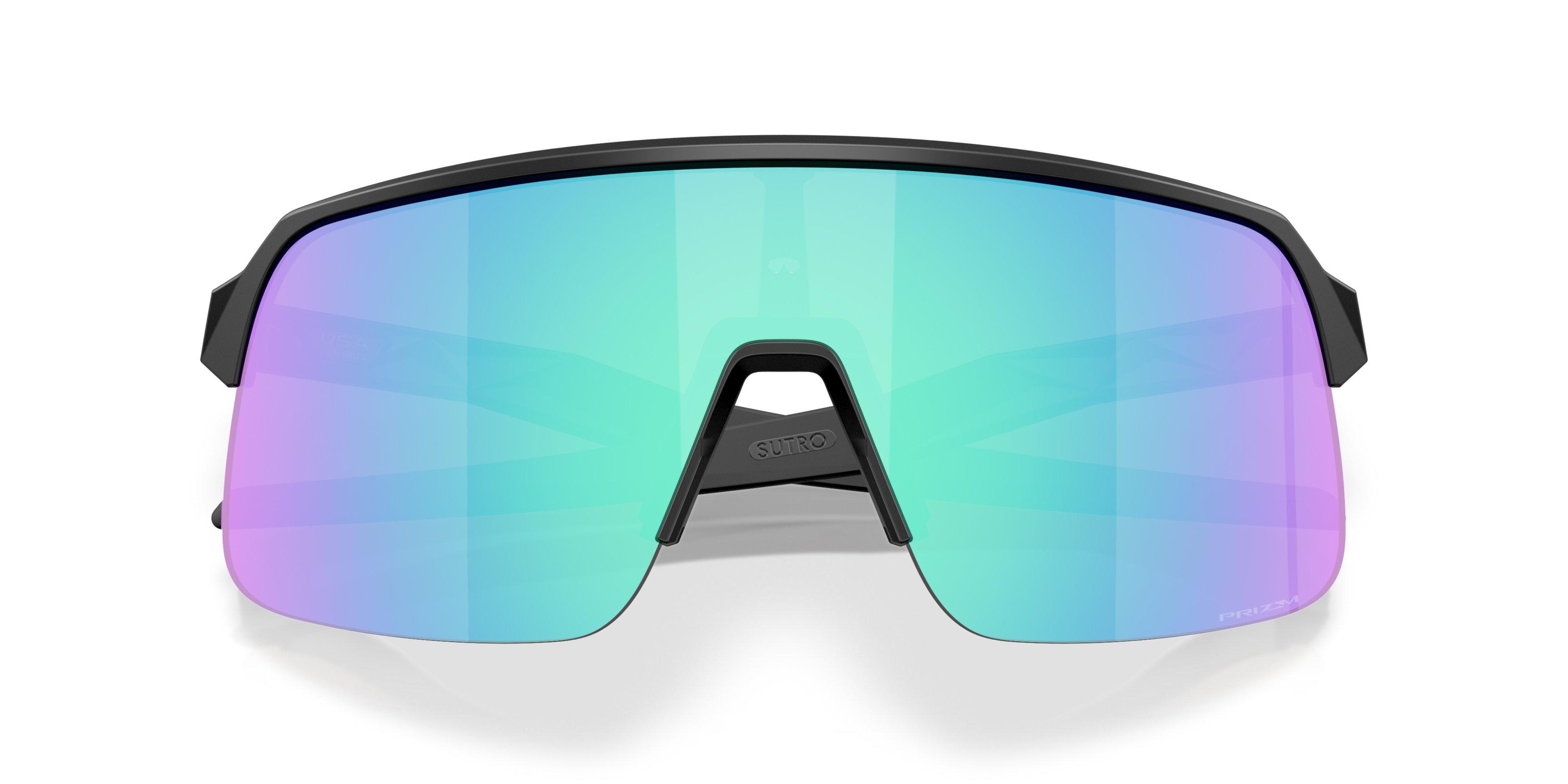 Oakley Sutro Lite S Prizm Sapphire Sunglasses - Matte Black - BLACK/BLUE Thumbnail View 7
