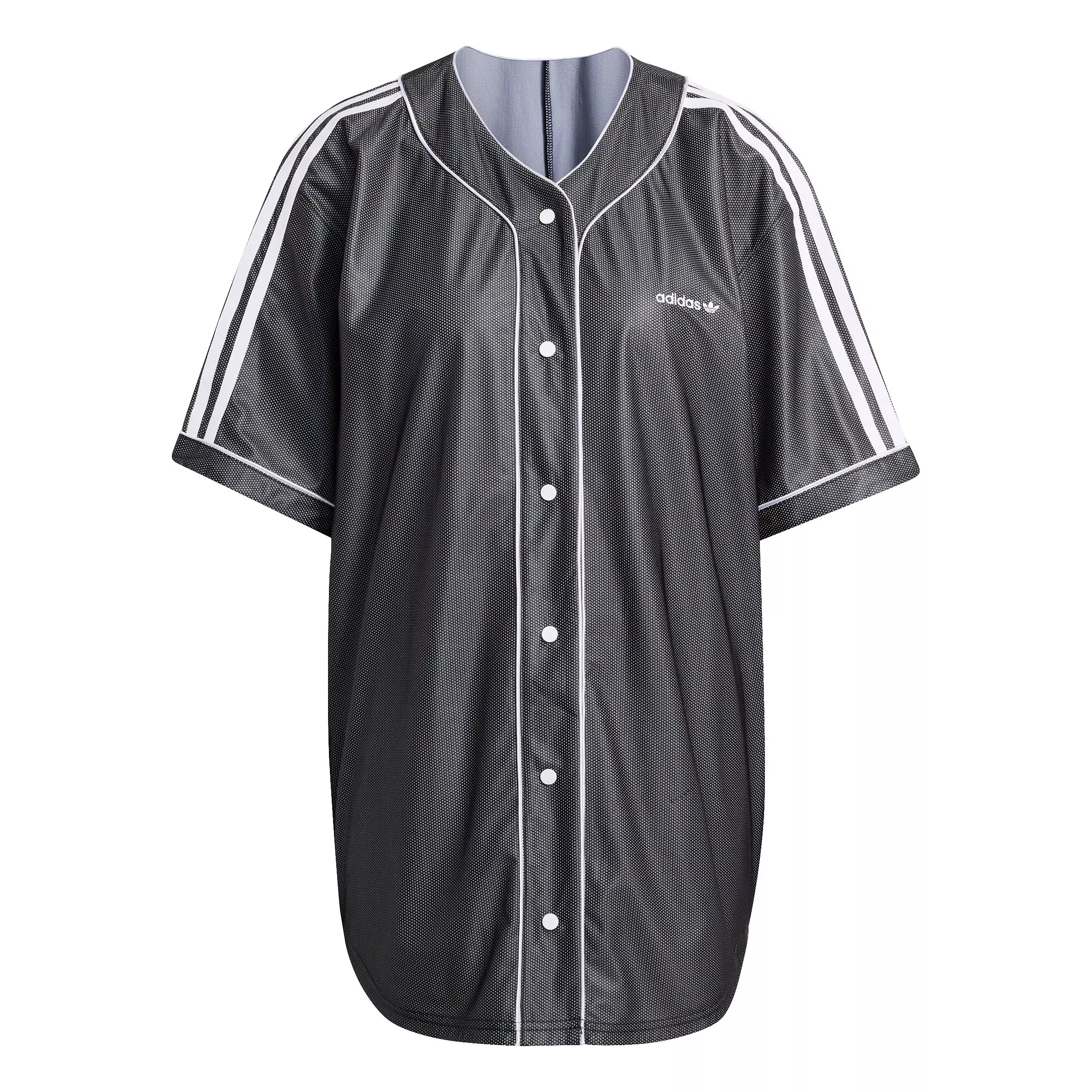 adidas Originals Women's Baseball Shirt - Black - BLACK