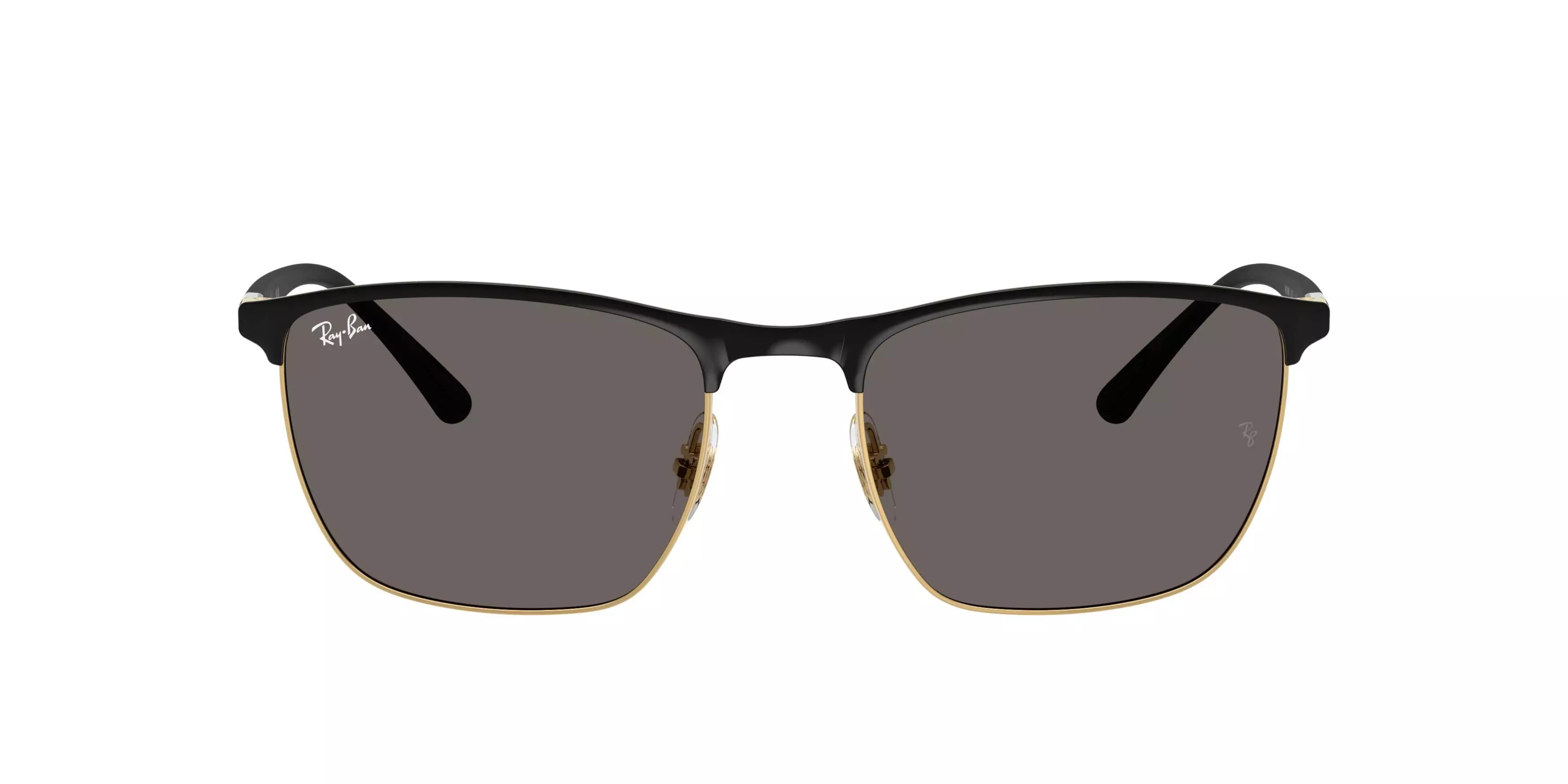 Ray-Ban RB3686 Dark Grey Sunglasses - Black on Arista - BLACK/GREY