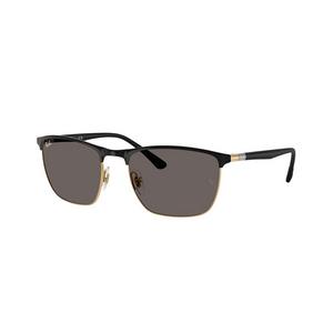 Ray-Ban RB3686 Dark Grey Sunglasses - Black on Arista - BLACK/GREY