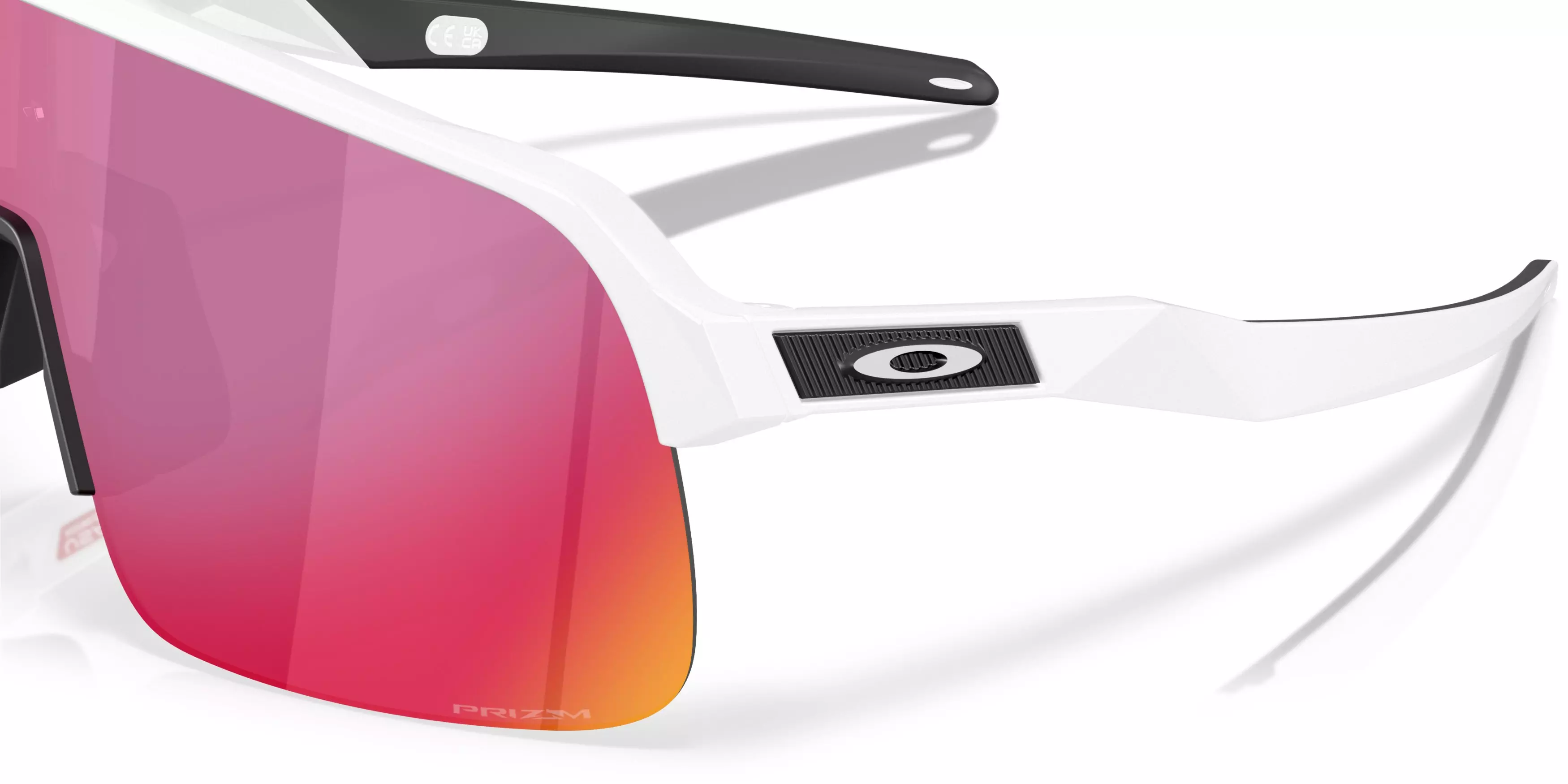 Oakley Sutro Lite S Prizm Road Sunglasses - Matte White - WHITE/RED