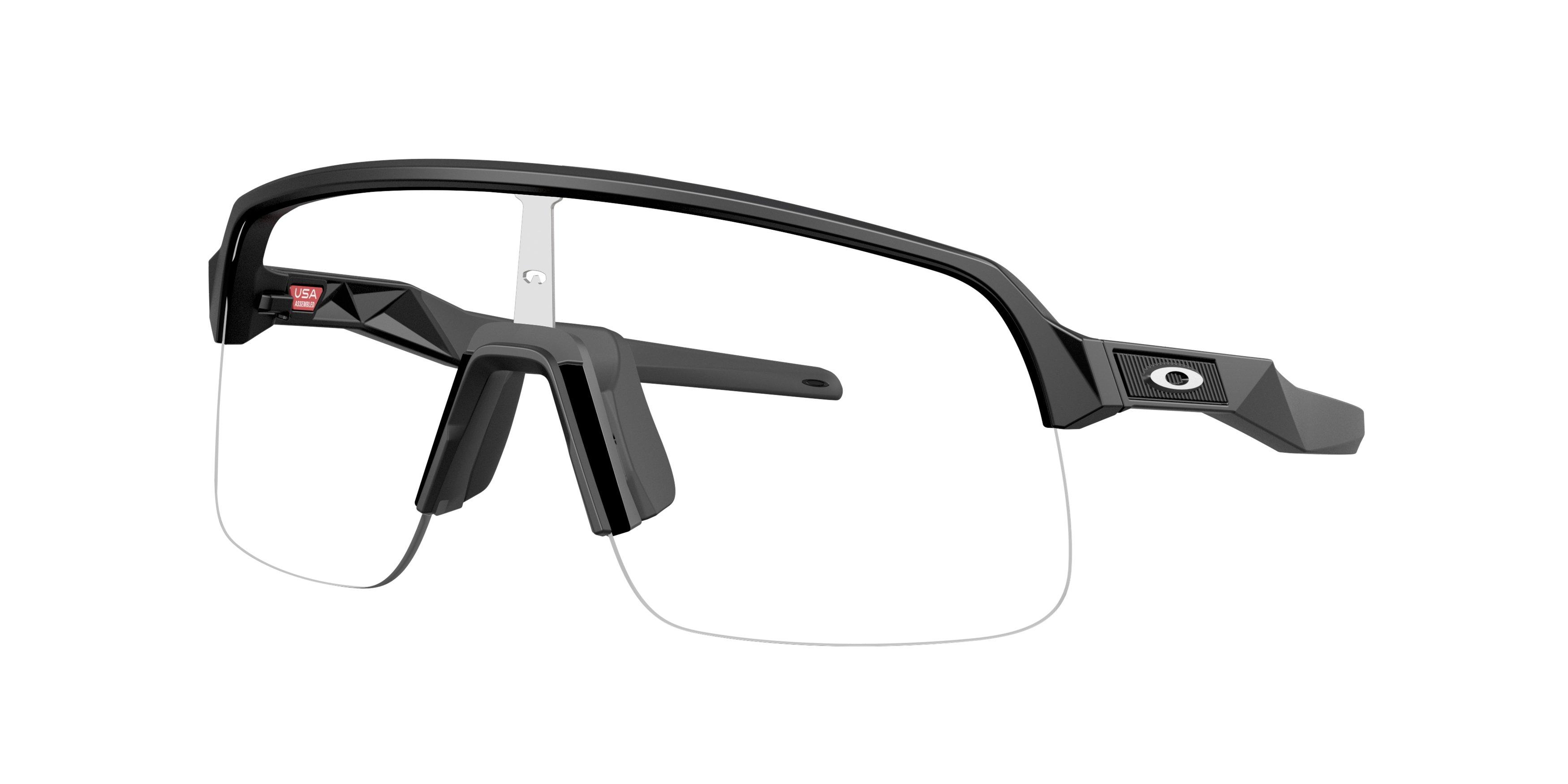 Oakley Sutro Lite S Clear Sunglasses - Matte Black - BLACK Thumbnail View 1