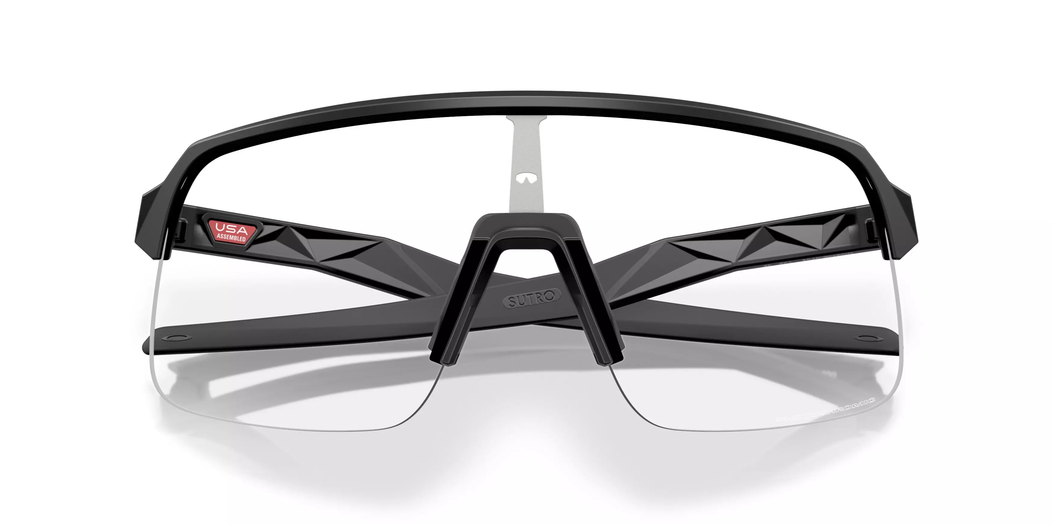 Oakley Sutro Lite S Clear Sunglasses - Matte Black - BLACK