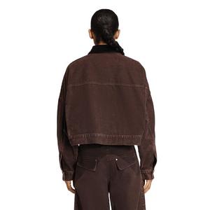 adidas Originals Women's Canvas Track Jacket - Brown
