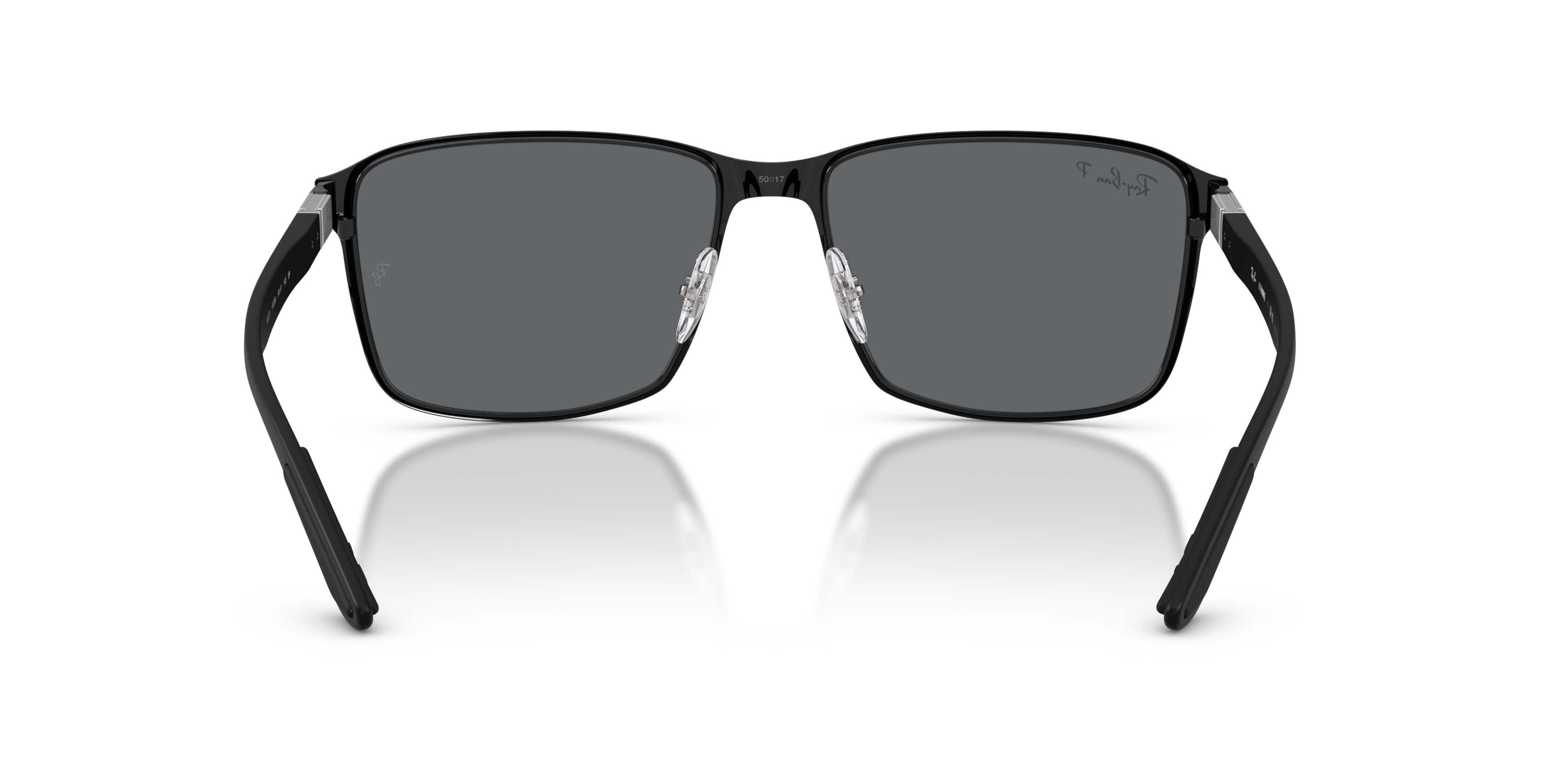 Ray-Ban RB3721 Dark Grey Polarized Sunglasses - Black - BLACK/GREY