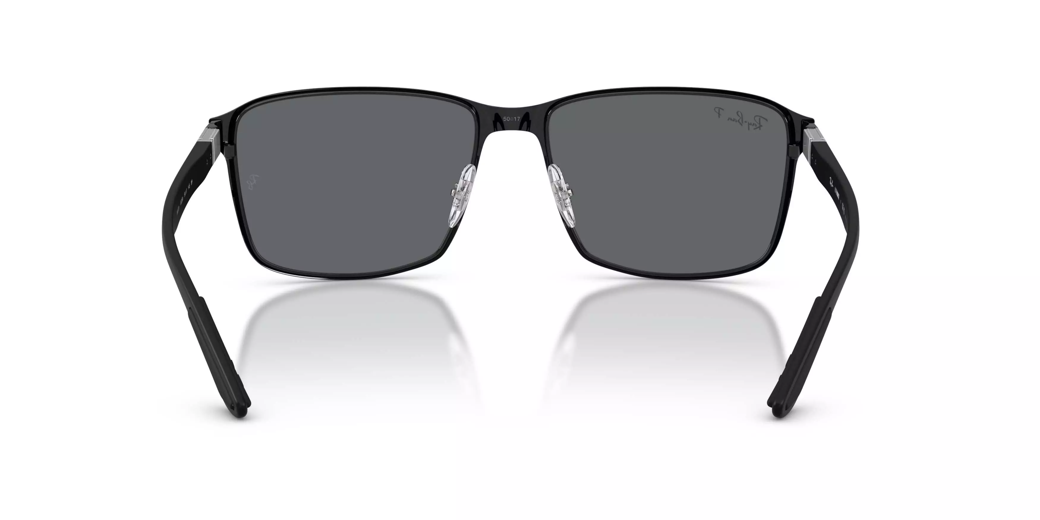 Ray-Ban RB3721 Dark Grey Polarized Sunglasses - Black - BLACK/GREY