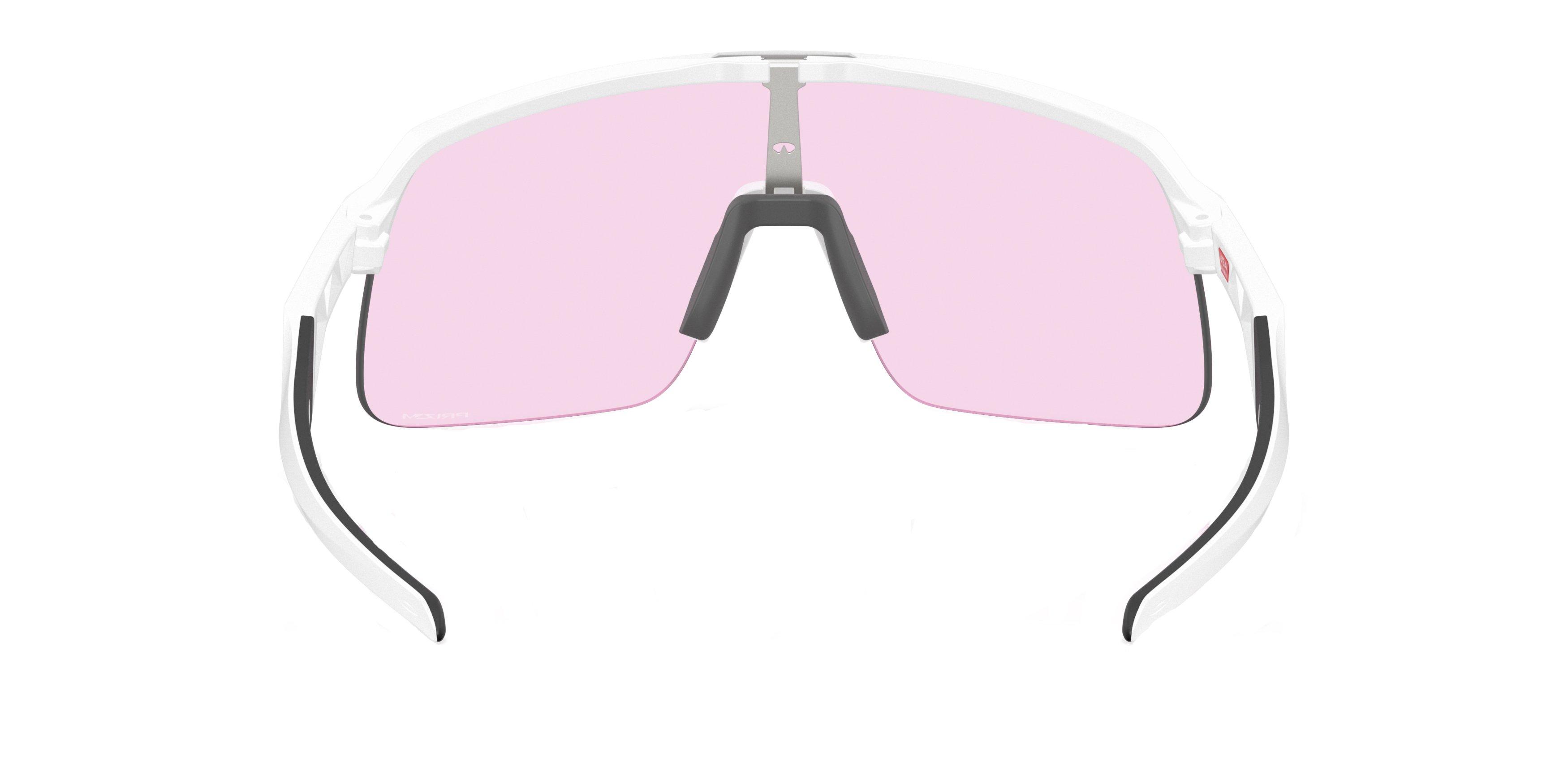 Oakley Sutro Lite S Prizm Low Light Sunglasses - Matte White - WHITE/PINK Thumbnail View 2