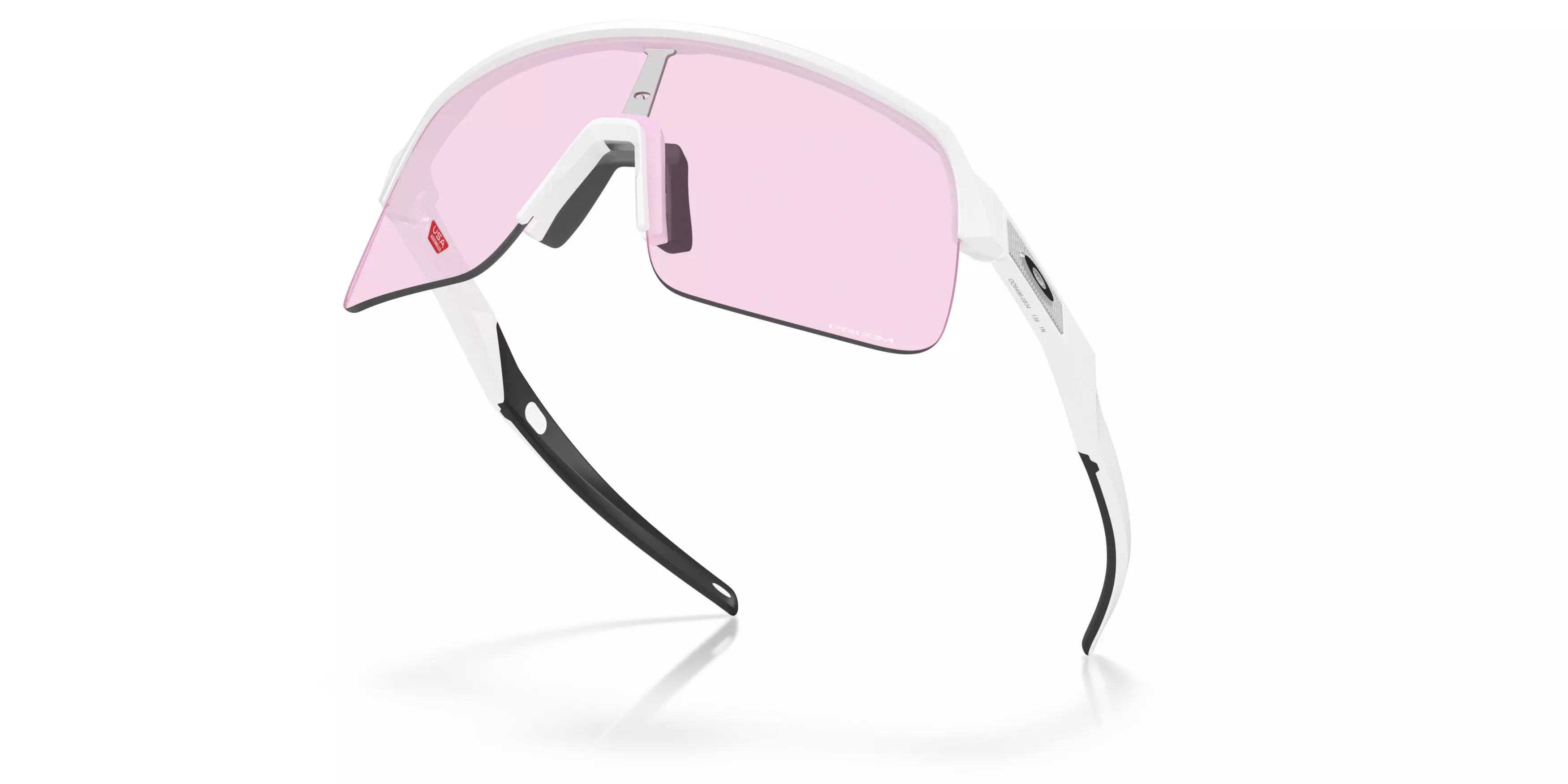 Oakley Sutro Lite S Prizm Low Light Sunglasses - Matte White - WHITE/PINK