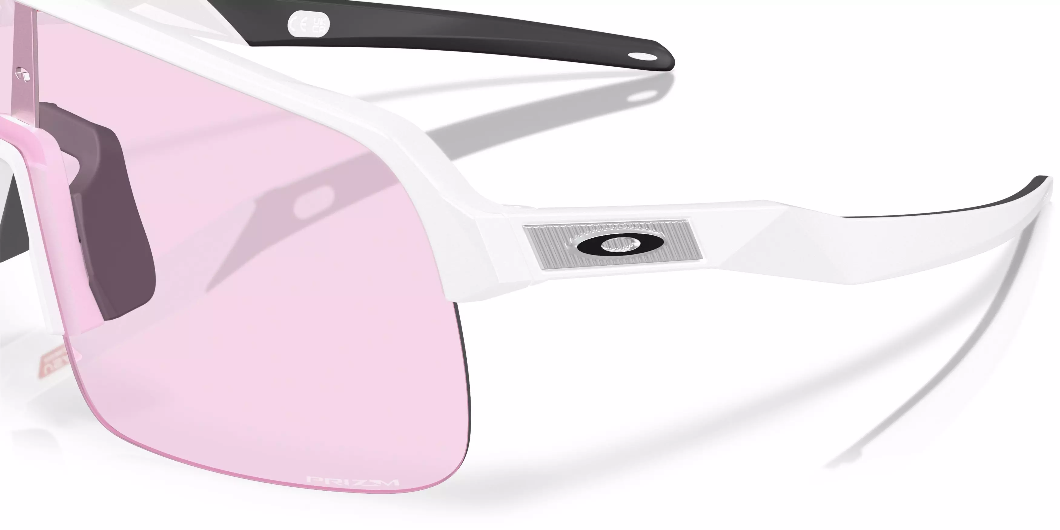 Oakley Sutro Lite S Prizm Low Light Sunglasses - Matte White - WHITE/PINK