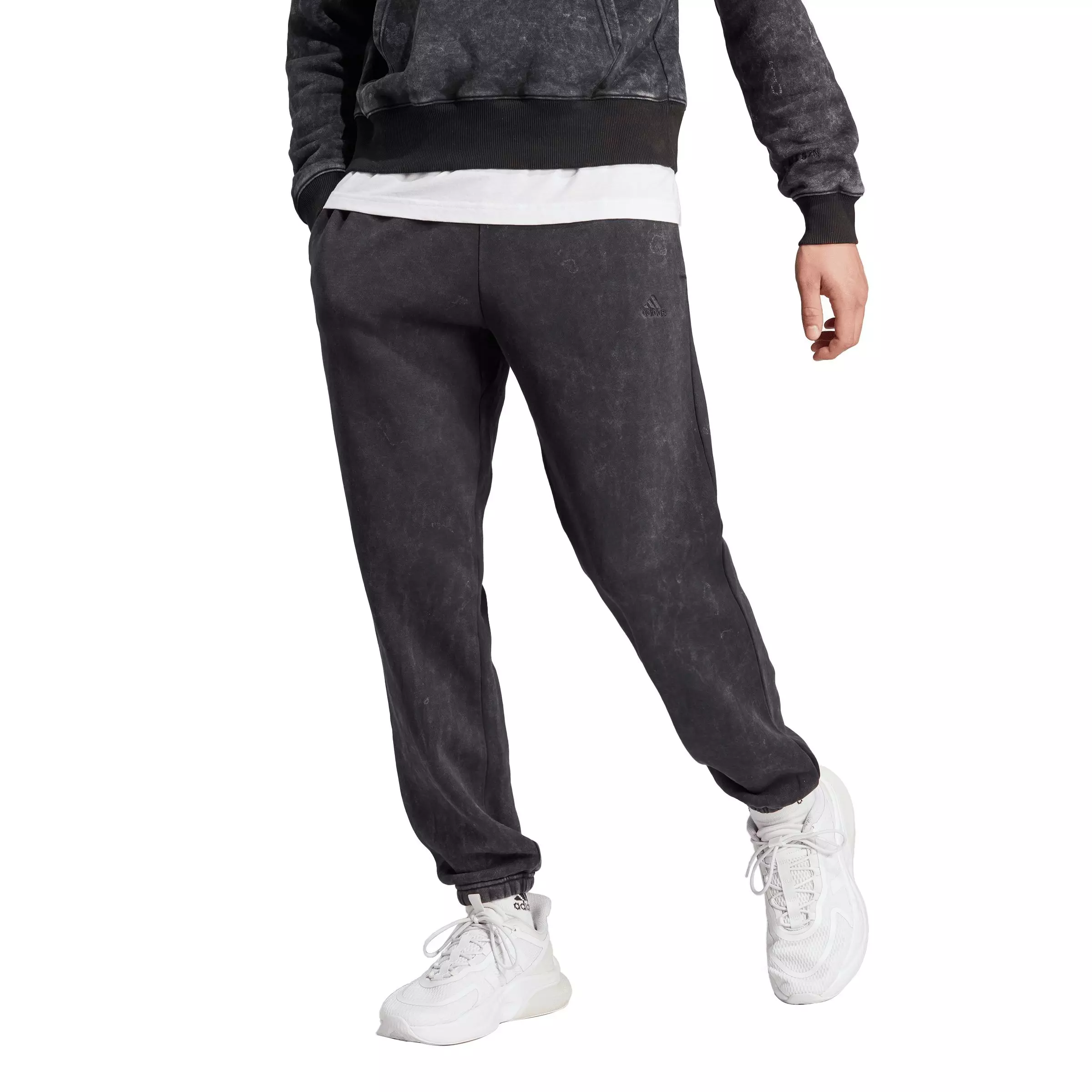adidas Men's Sportswear ALL SZN Garment Wash Joggers -Black - BLACK