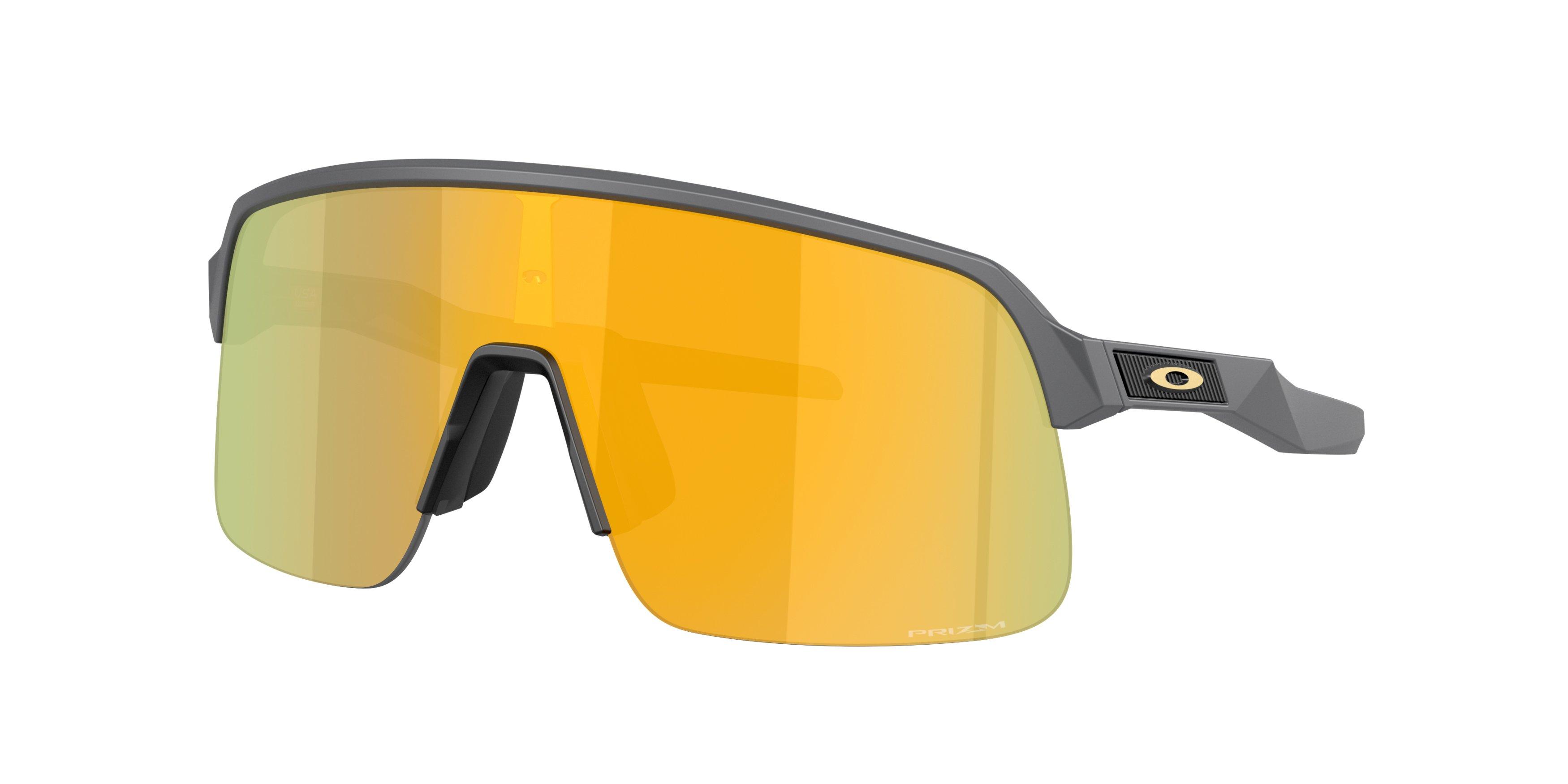 Oakley Sutro Lite S Prizm 24K Sunglasses - Matte Carbon - GREY/GOLD Thumbnail View 1