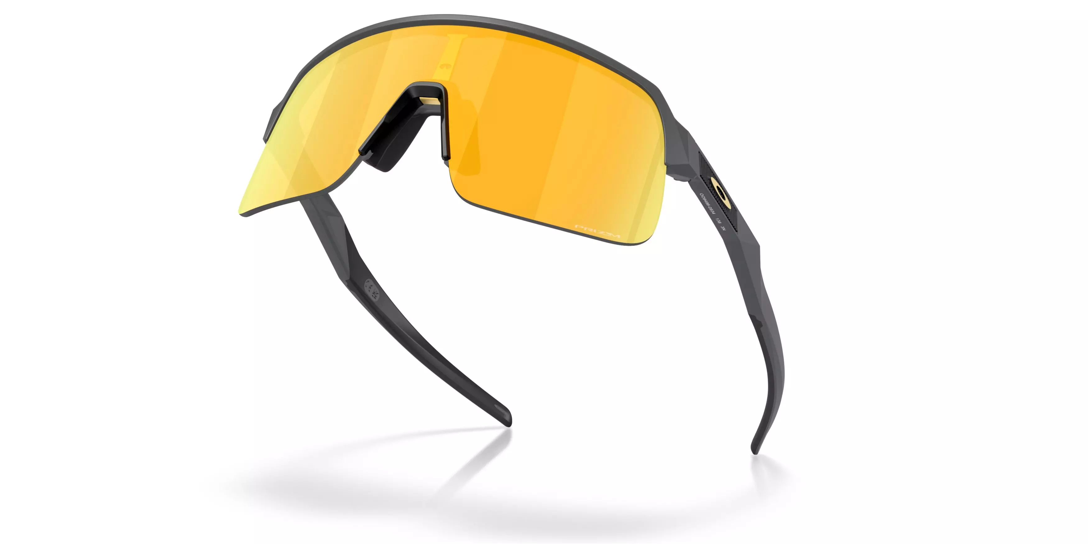 Oakley Sutro Lite S Prizm 24K Sunglasses - Matte Carbon - GREY/GOLD