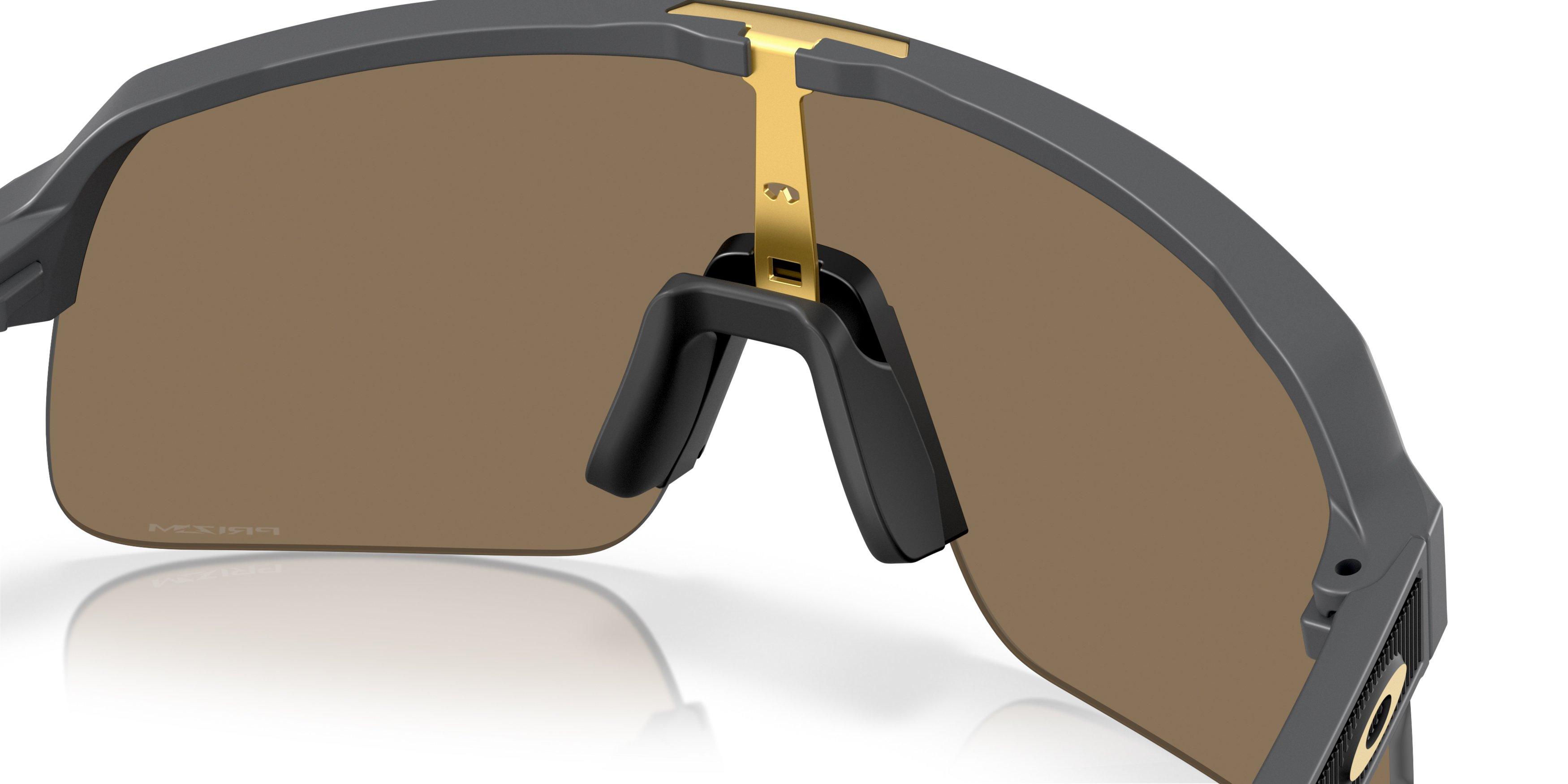 Oakley Sutro Lite S Prizm 24K Sunglasses - Matte Carbon - GREY/GOLD Thumbnail View 6