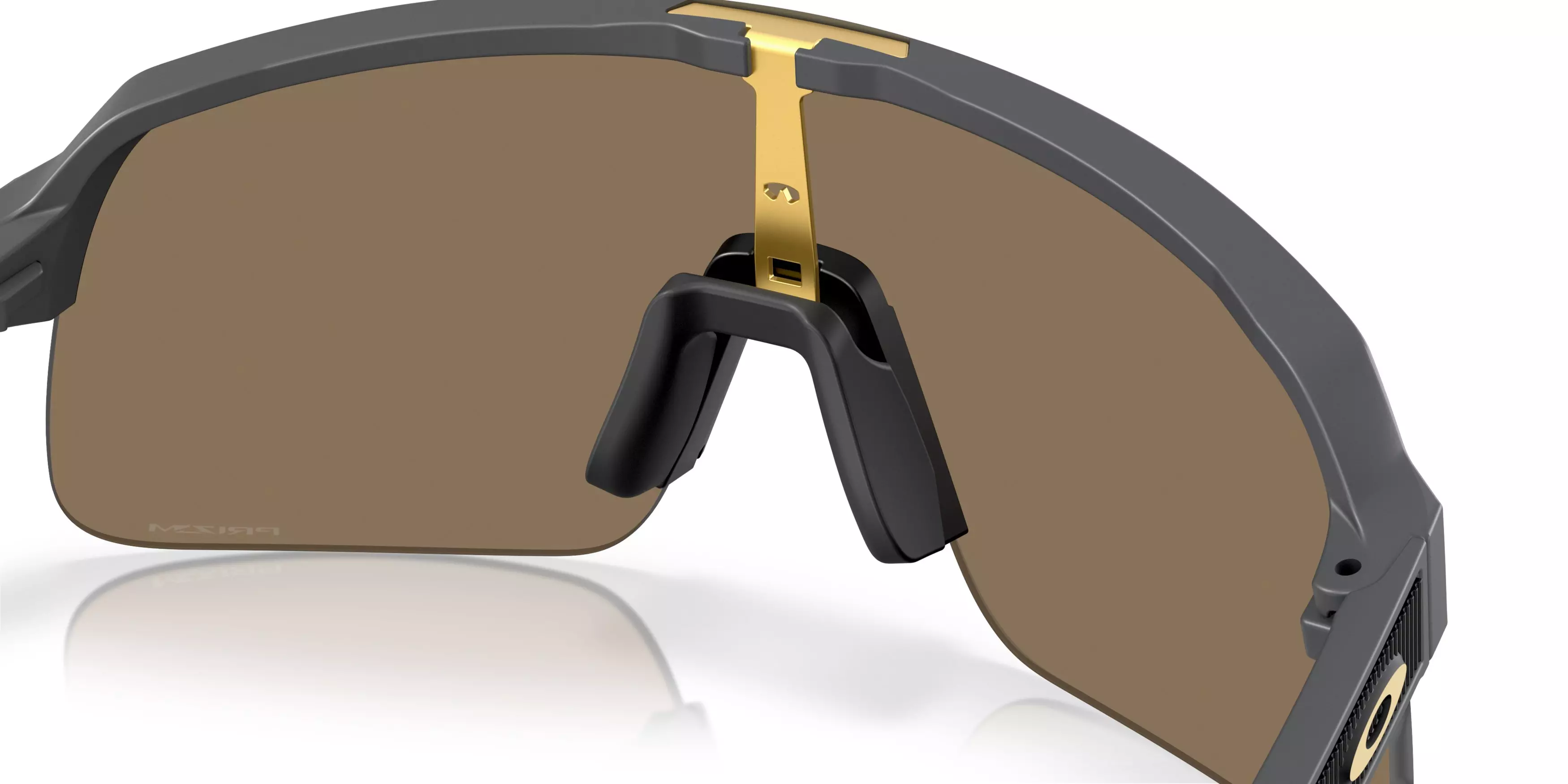Oakley Sutro Lite S Prizm 24K Sunglasses - Matte Carbon - GREY/GOLD