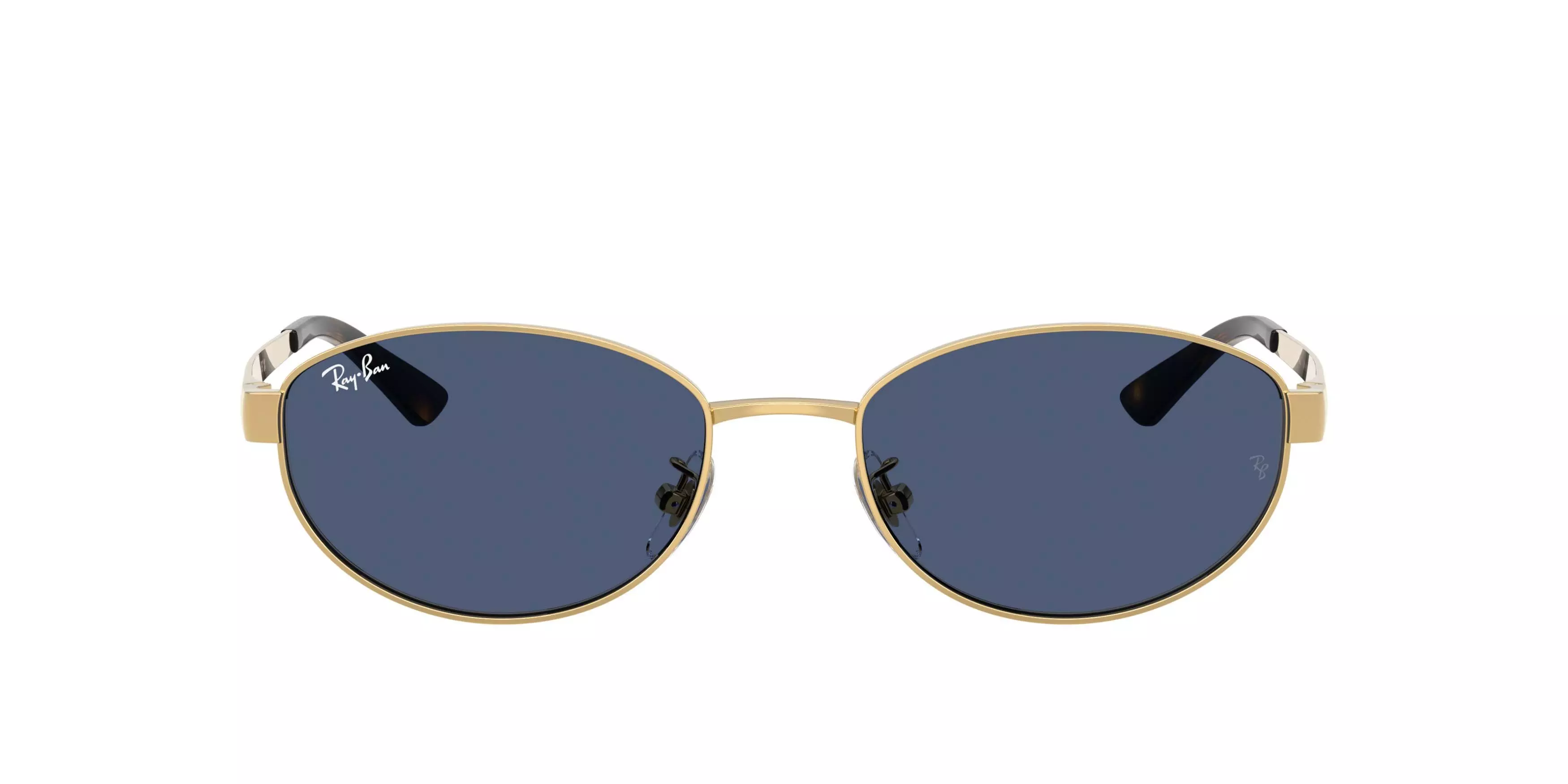 Ray-Ban RB3774D Dark Blue Sunglasses - Arista Gold - GOLD/DARK BLUE