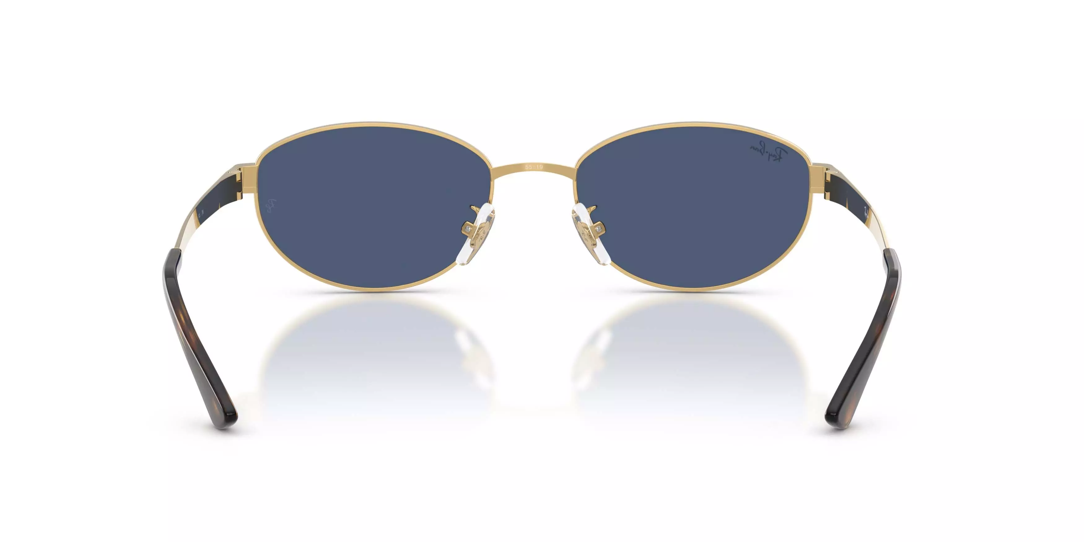 Ray-Ban RB3774D Dark Blue Sunglasses - Arista Gold - GOLD/DARK BLUE