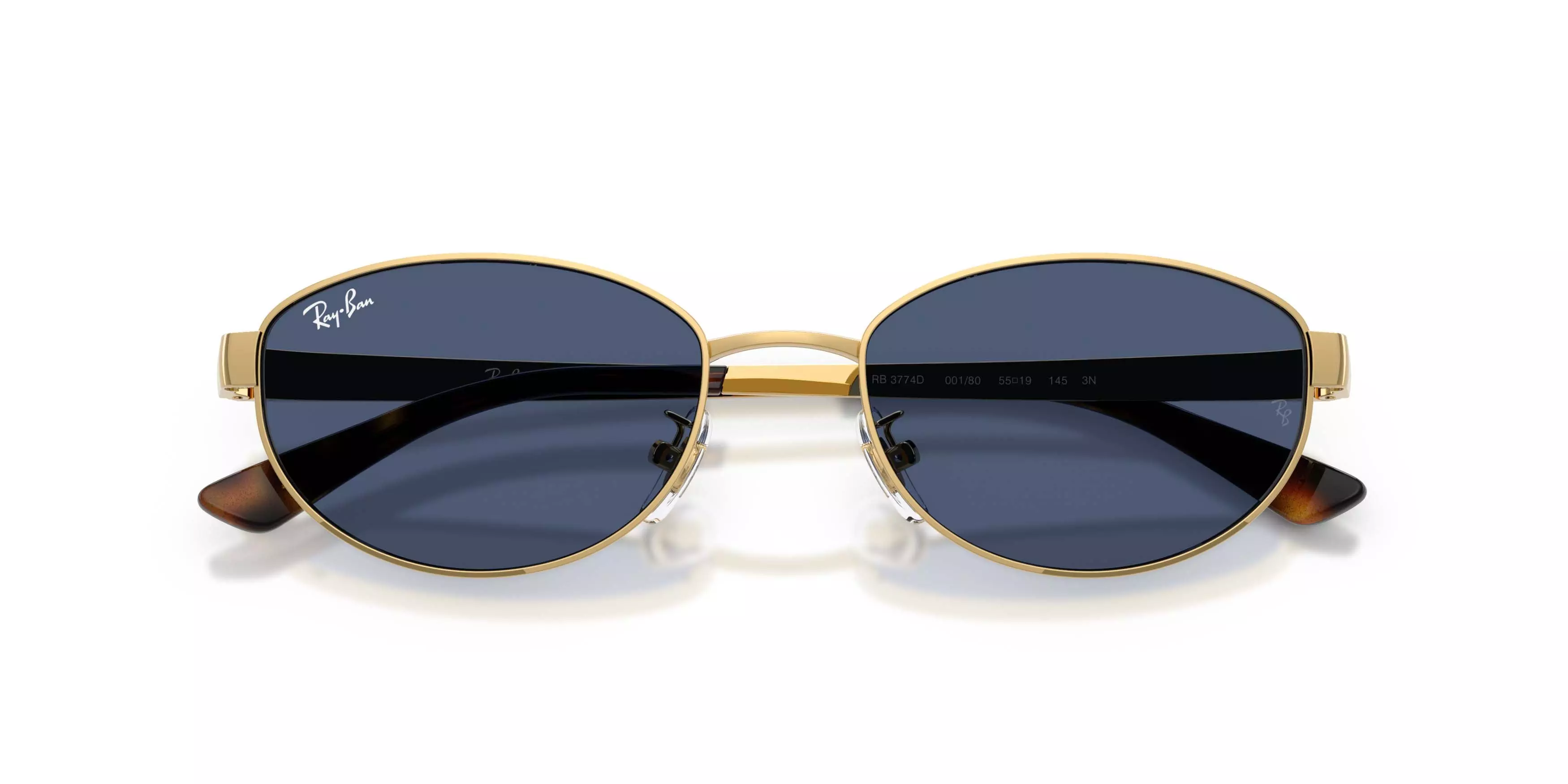 Ray-Ban RB3774D Dark Blue Sunglasses - Arista Gold - GOLD/DARK BLUE