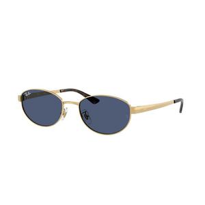 Ray-Ban RB3774D Dark Blue Sunglasses - Arista Gold - GOLD/DARK BLUE