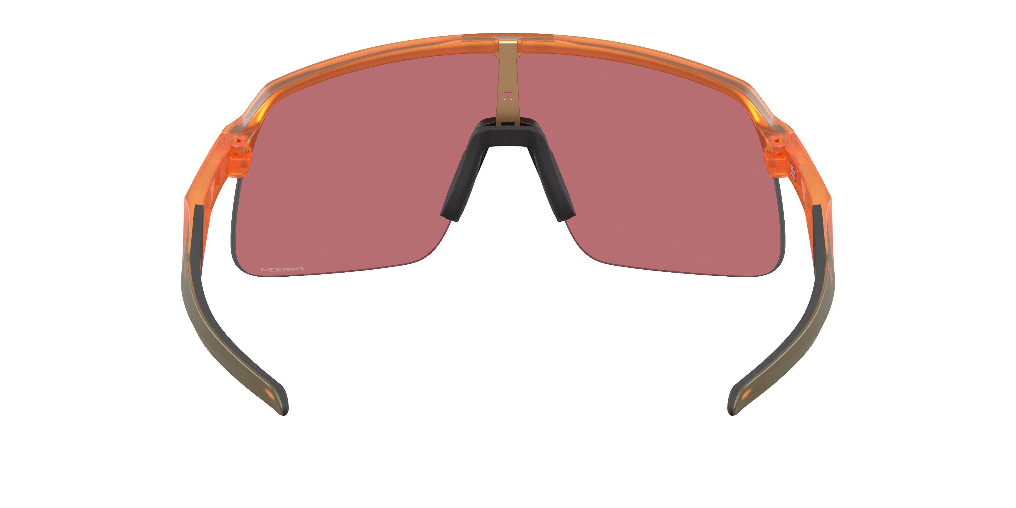 Oakley Sutro Lite S Prizm Dark Golf Sunglasses - Matte Transparent Ginger - ORANGE/RED Thumbnail View 2