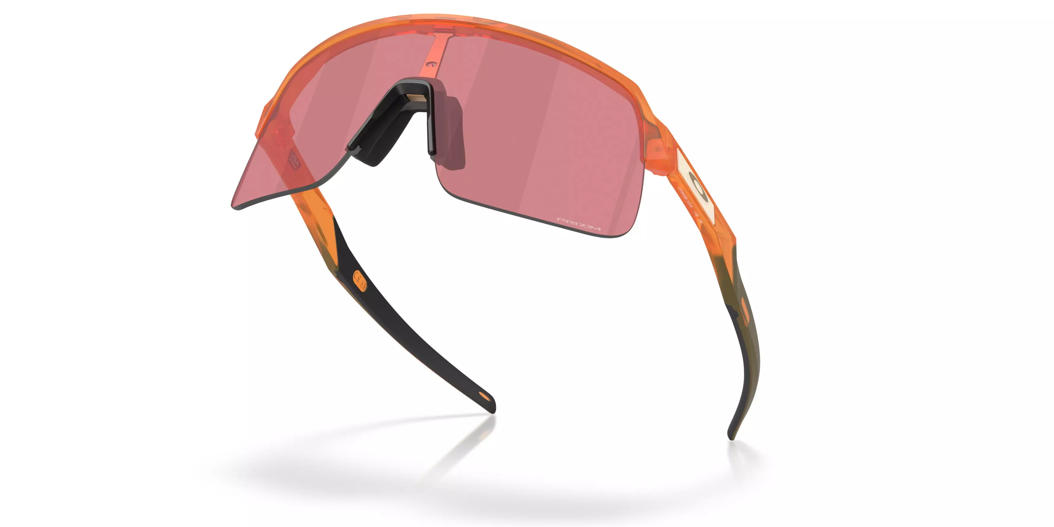 Oakley Sutro Lite S Prizm Dark Golf Sunglasses - Matte Transparent Ginger - ORANGE/RED