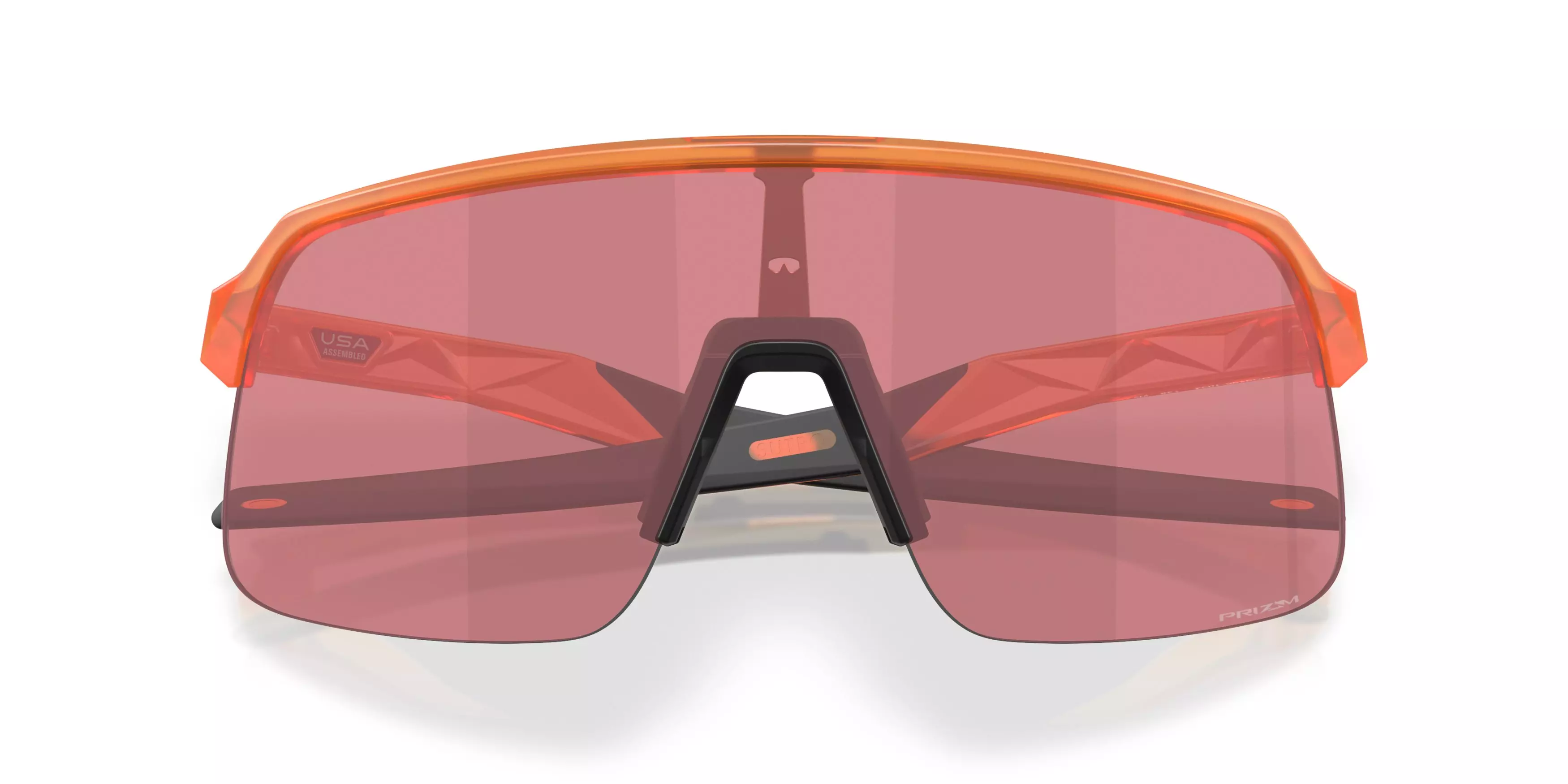 Oakley Sutro Lite S Prizm Dark Golf Sunglasses - Matte Transparent Ginger - ORANGE/RED