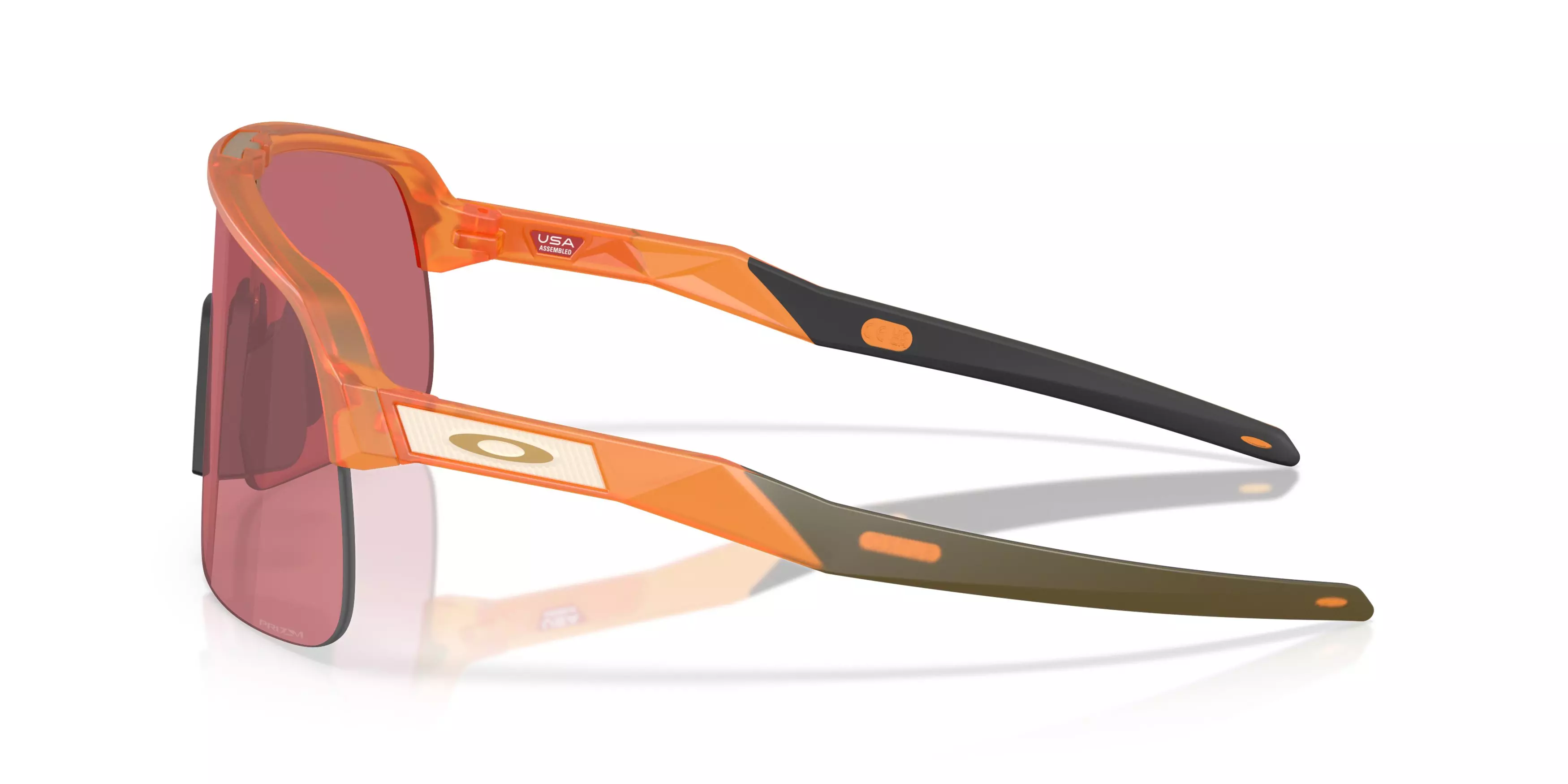 Oakley Sutro Lite S Prizm Dark Golf Sunglasses - Matte Transparent Ginger - ORANGE/RED