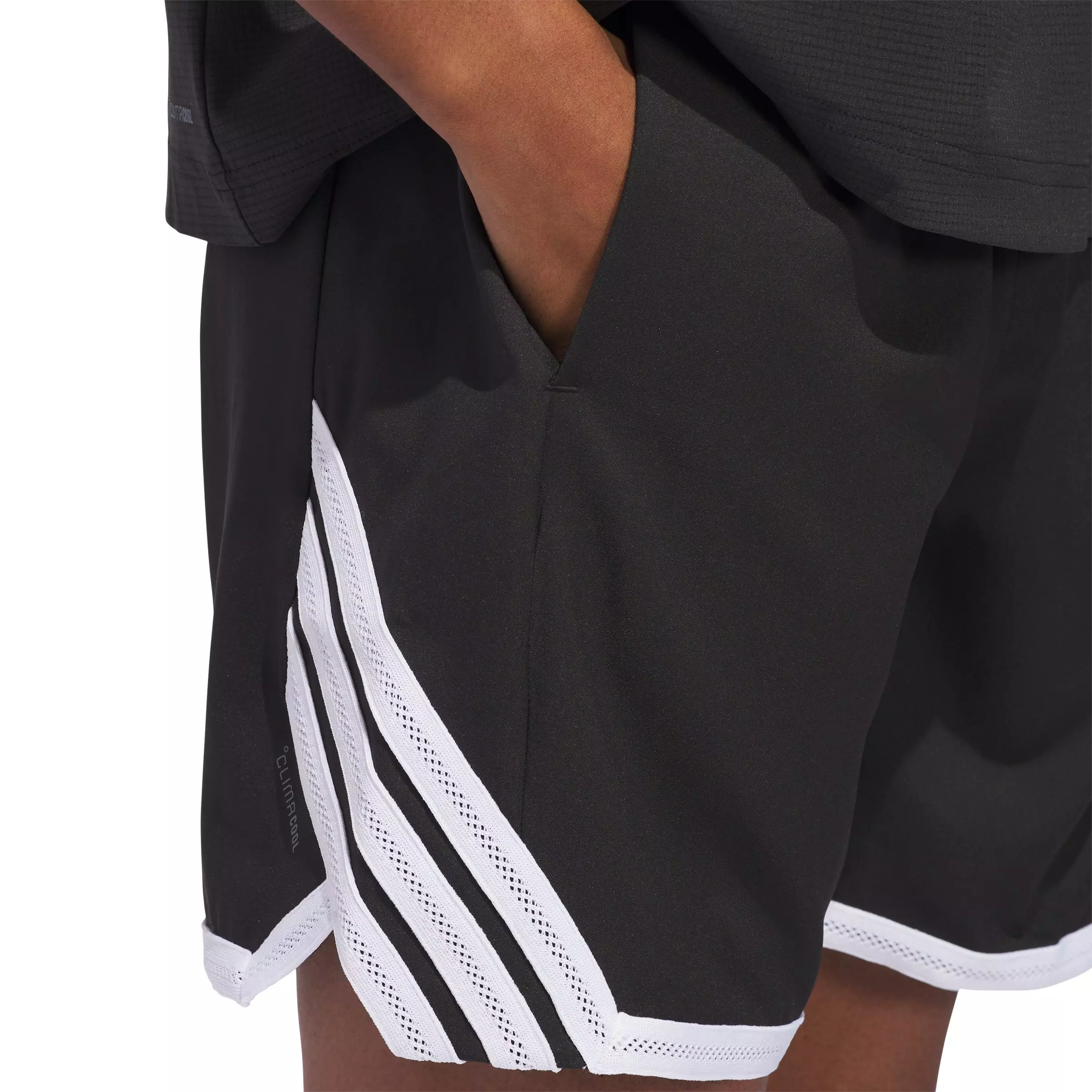 adidas Women's Crazy Lite Basketball Shorts - Black/White - BLACK/WHITE