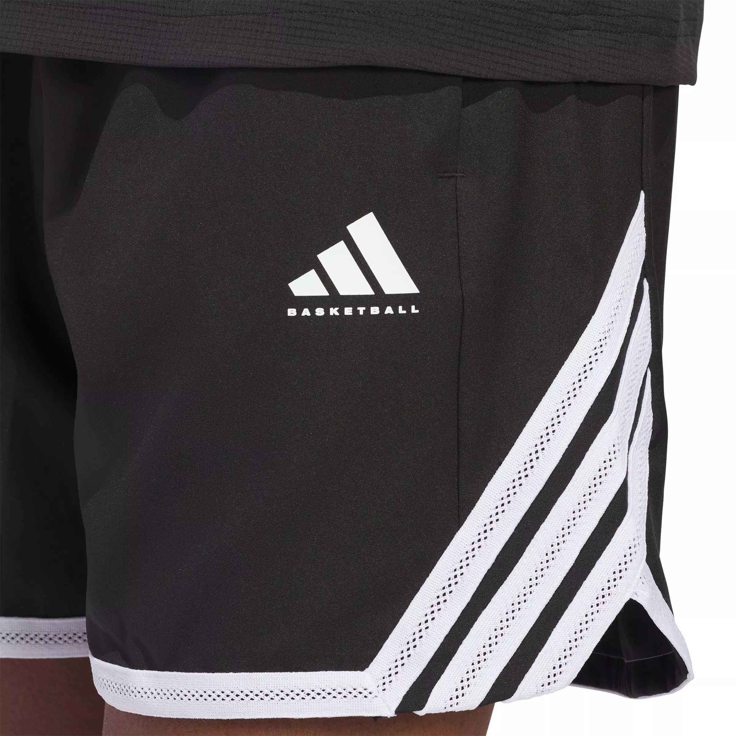 adidas Women's Crazy Lite Basketball Shorts - Black/White - BLACK/WHITE