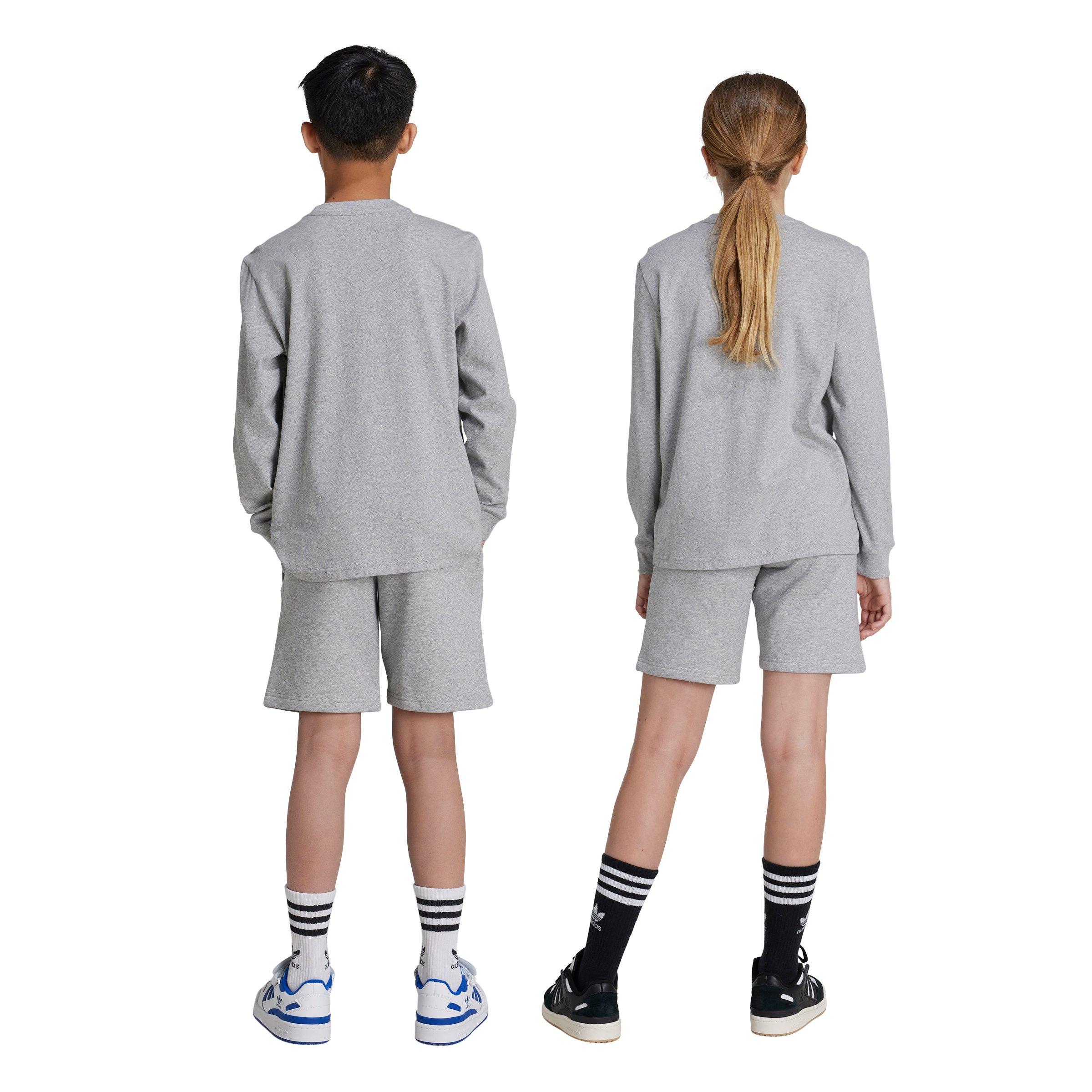 adidas Originals Fleece Big Kids' Grey Shorts