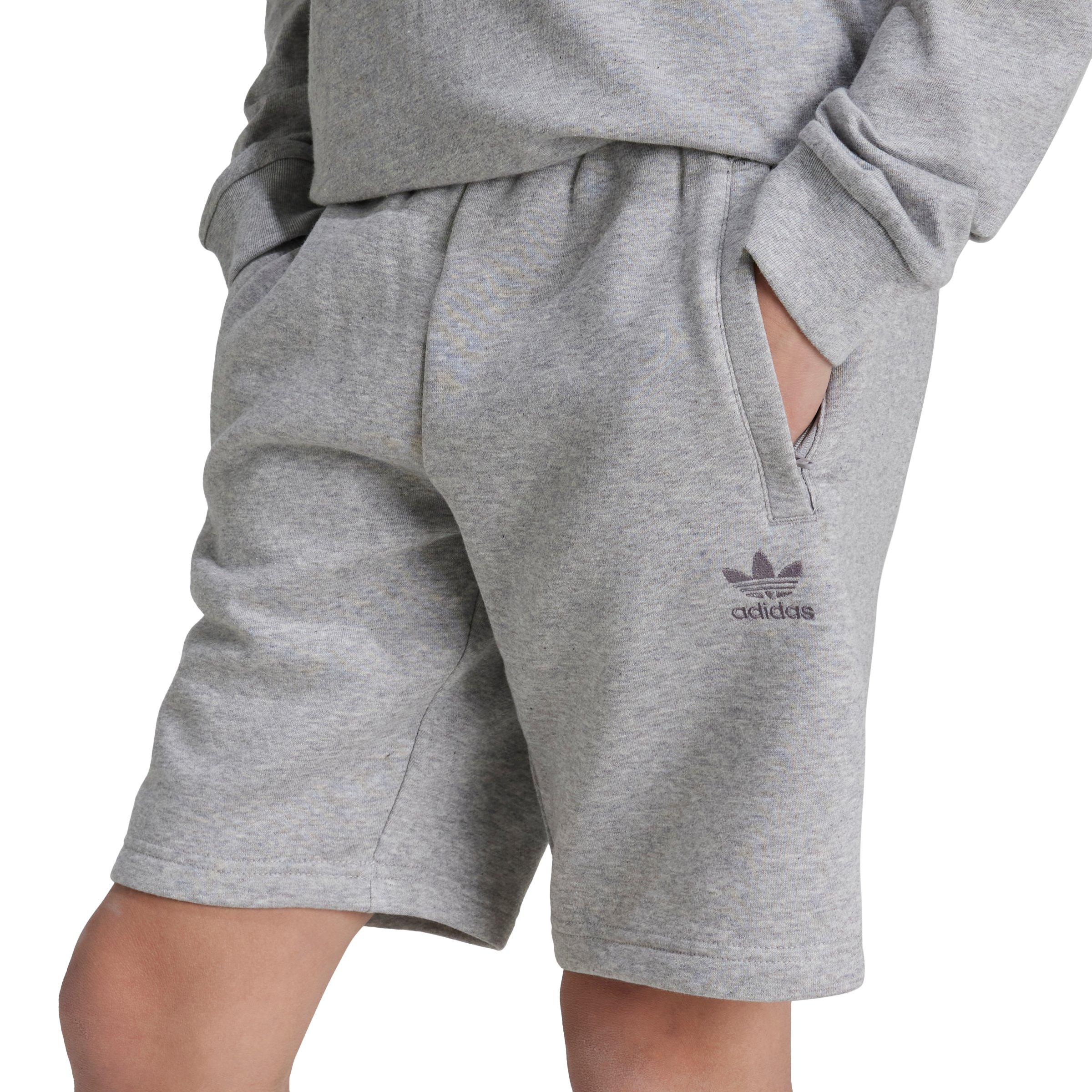 adidas Originals Fleece Big Kids' Grey Shorts