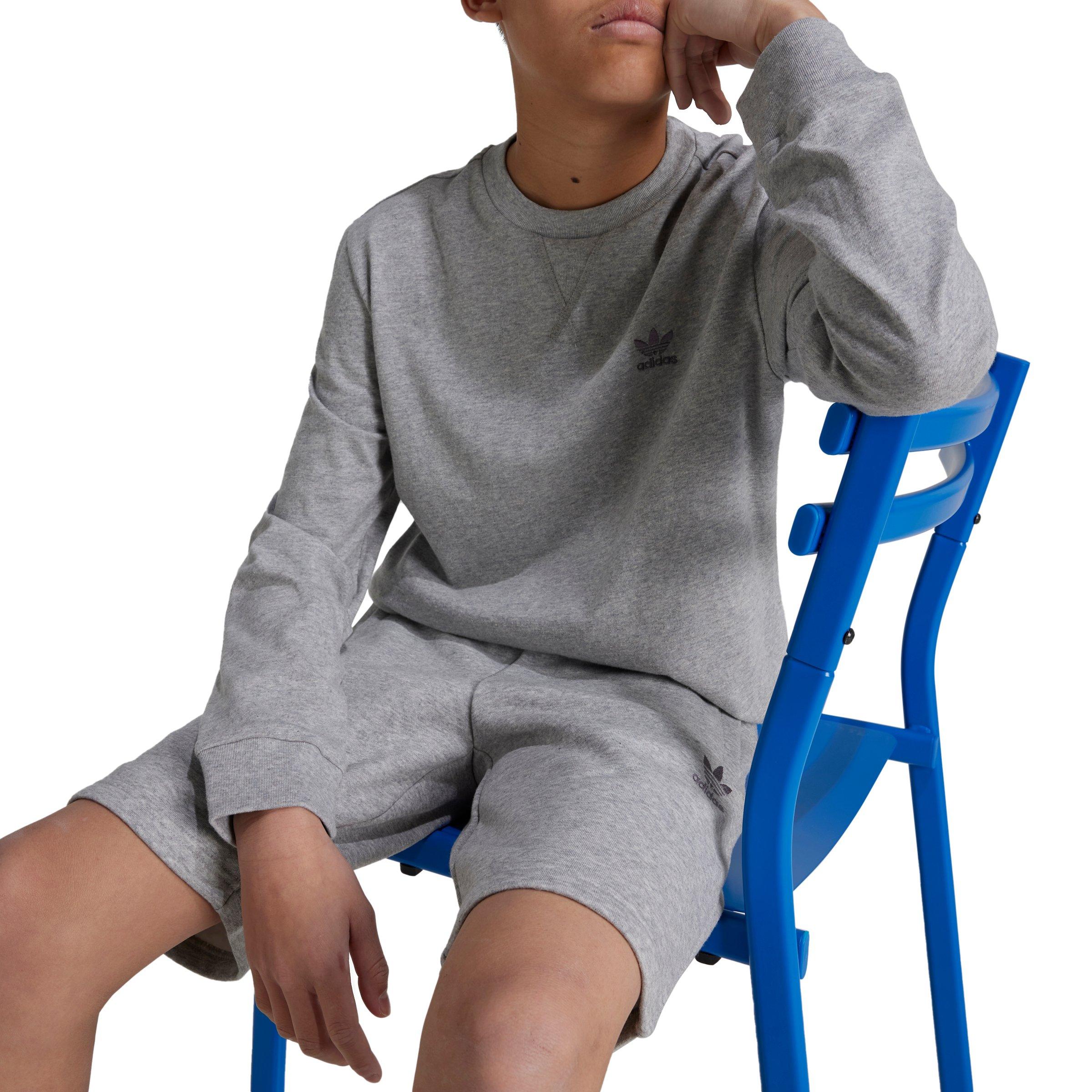 adidas Originals Fleece Big Kids' Grey Shorts