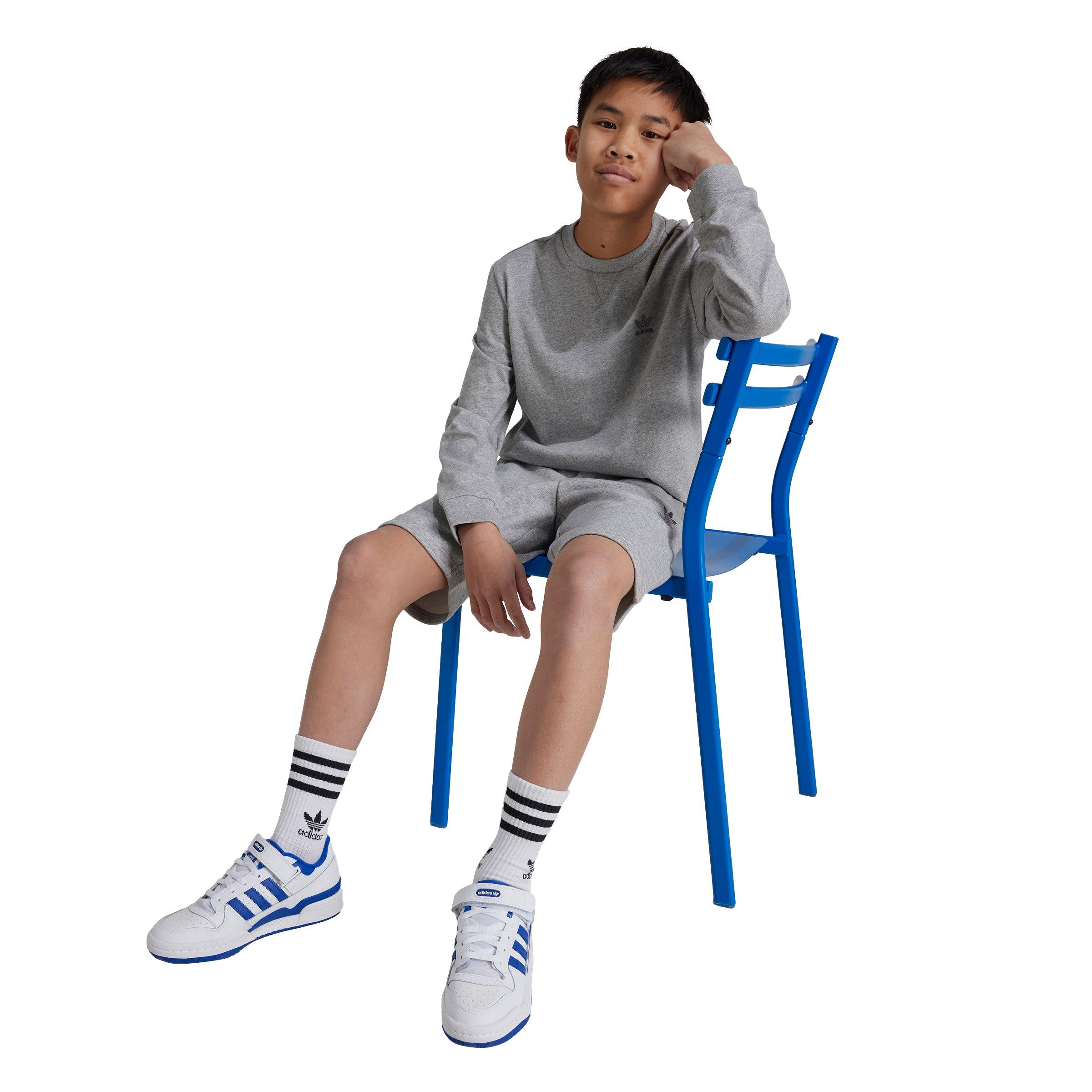 adidas Originals Fleece Big Kids' Grey Shorts