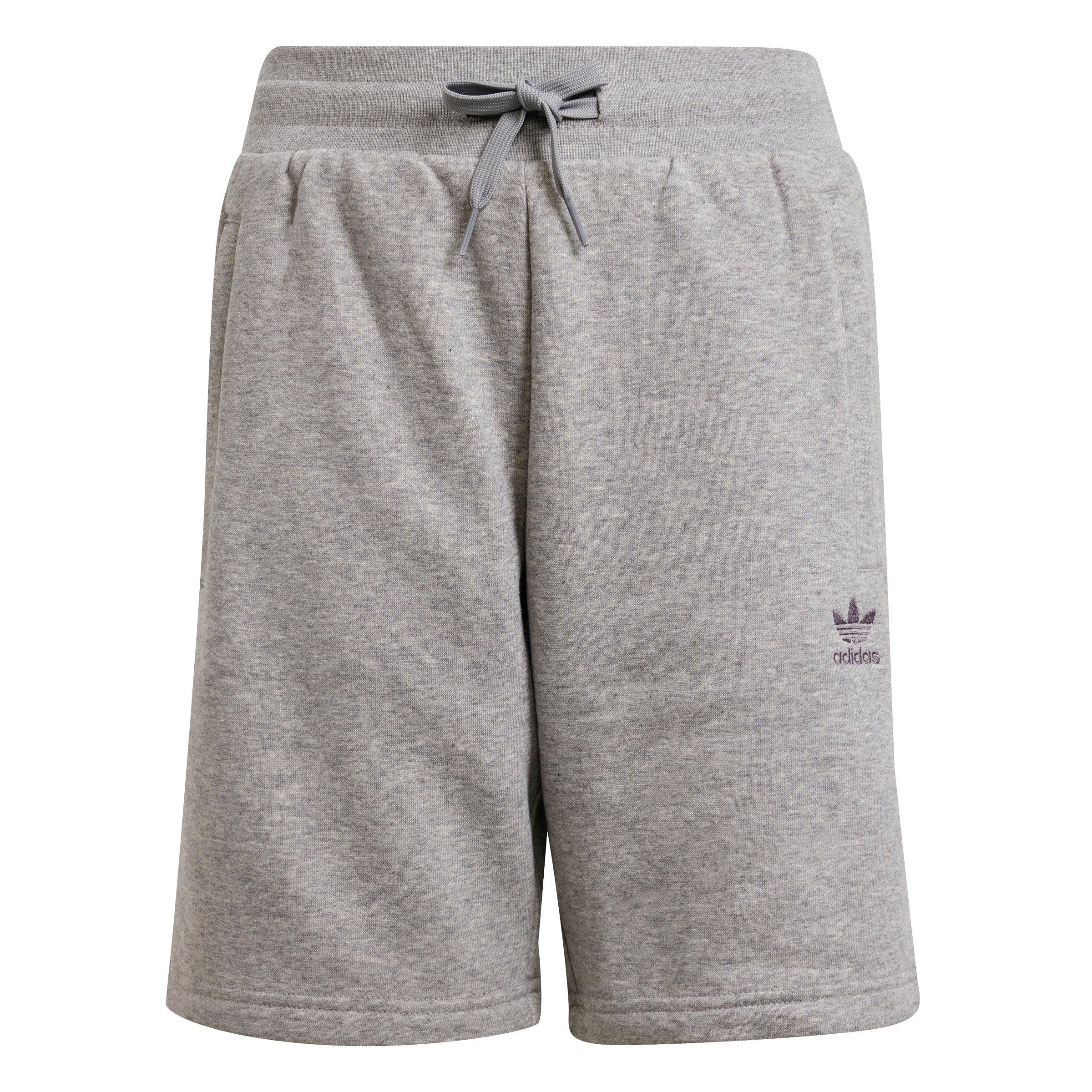 adidas Originals Fleece Big Kids' Grey Shorts