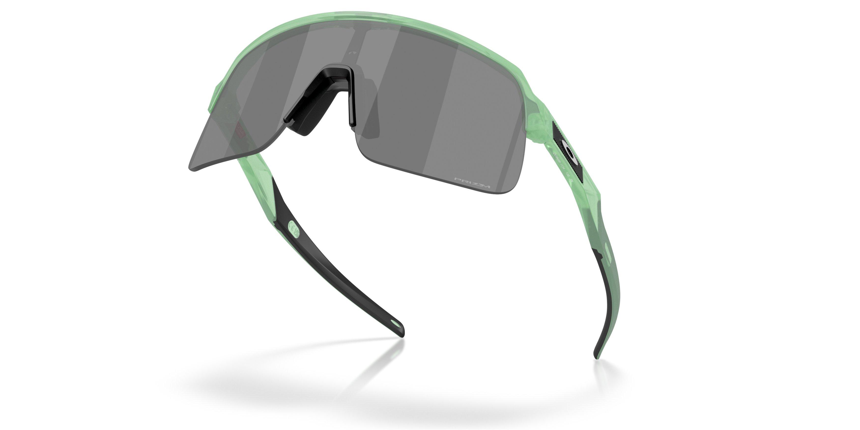 Oakley Sutro Lite S Prizm Black Sunglasses - Matte Transparent Jade - GREEN/GREY Thumbnail View 4
