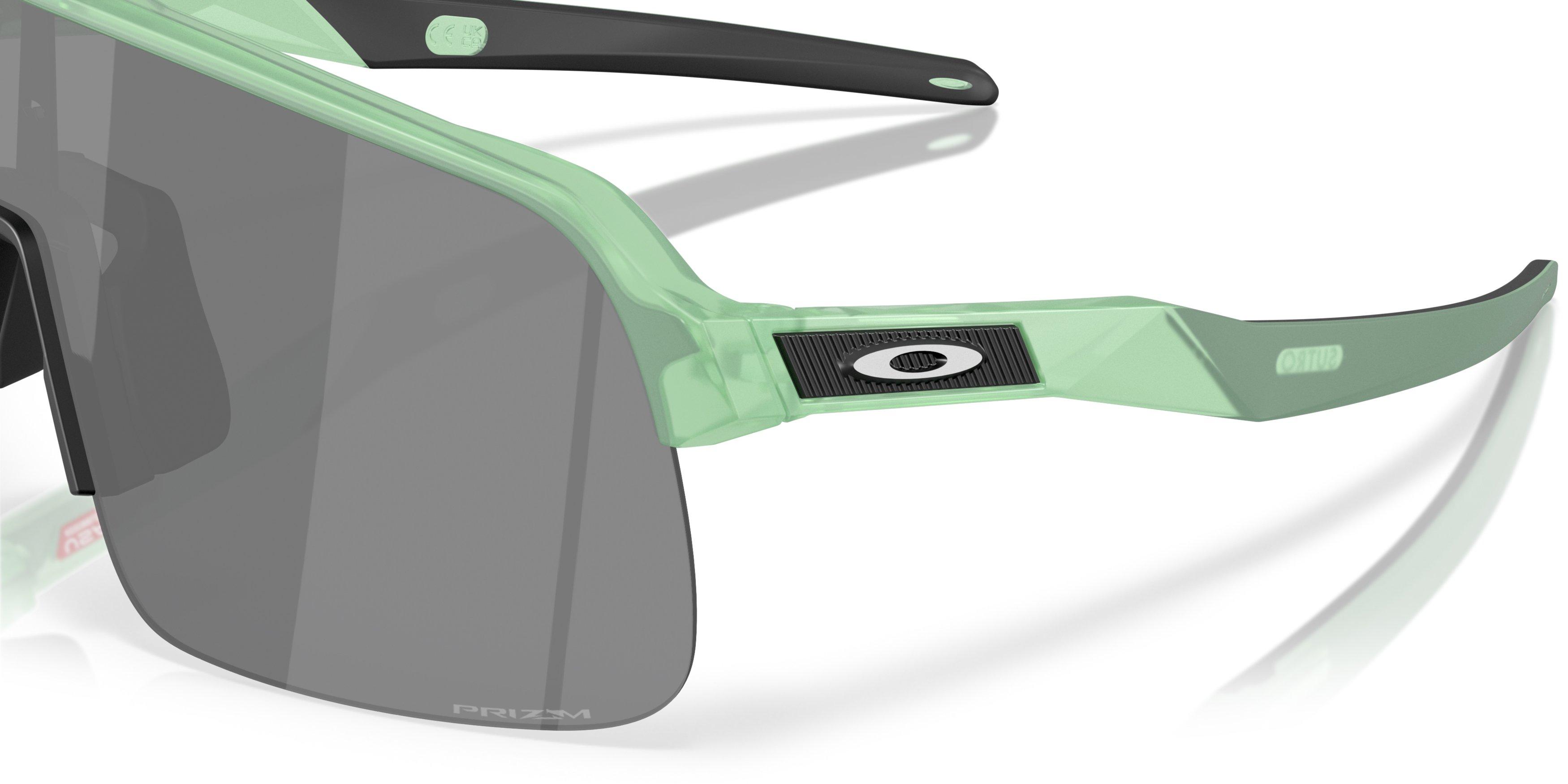 Oakley Sutro Lite S Prizm Black Sunglasses - Matte Transparent Jade - GREEN/GREY Thumbnail View 5