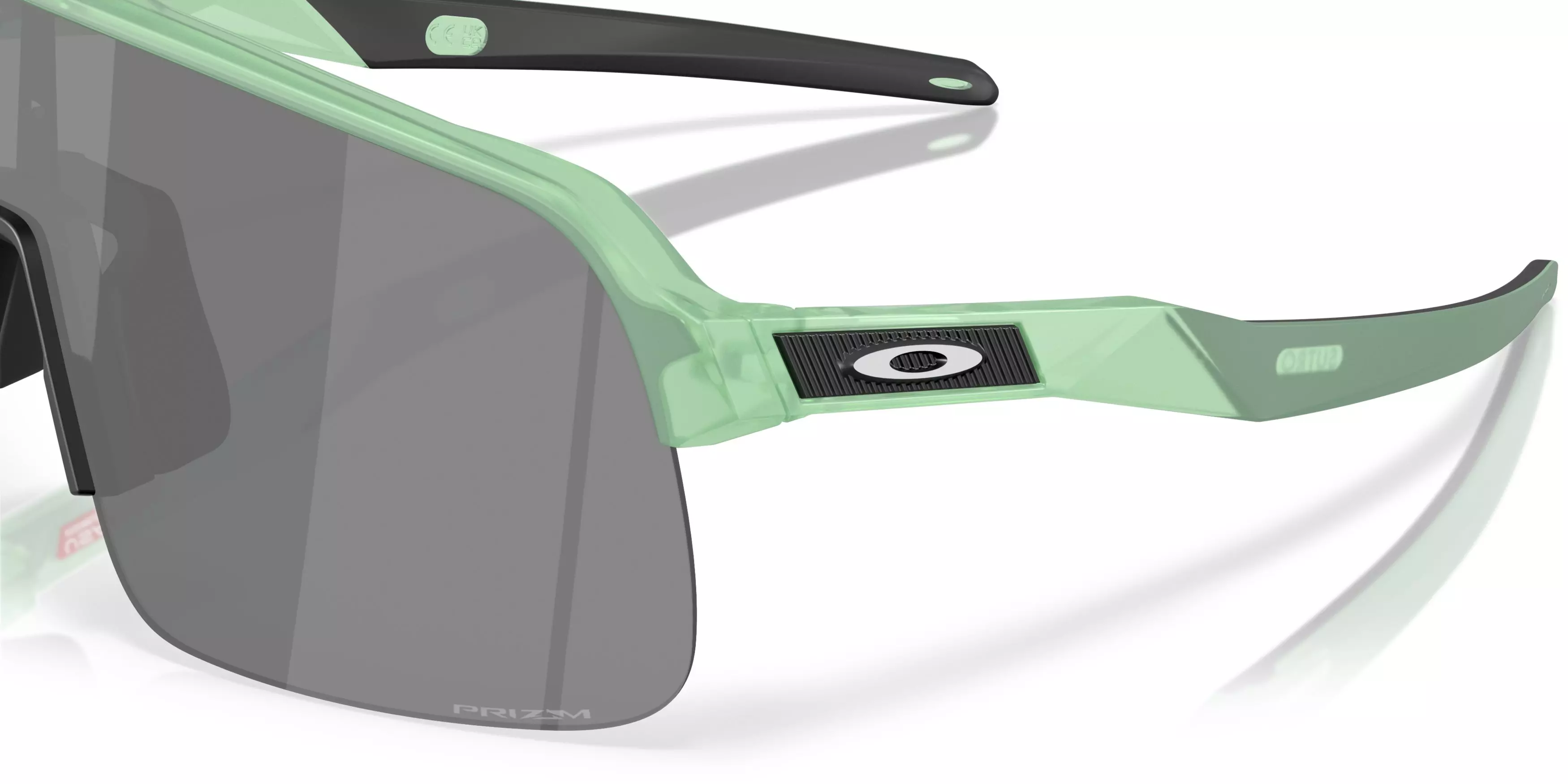 Oakley Sutro Lite S Prizm Black Sunglasses - Matte Transparent Jade - GREEN/GREY