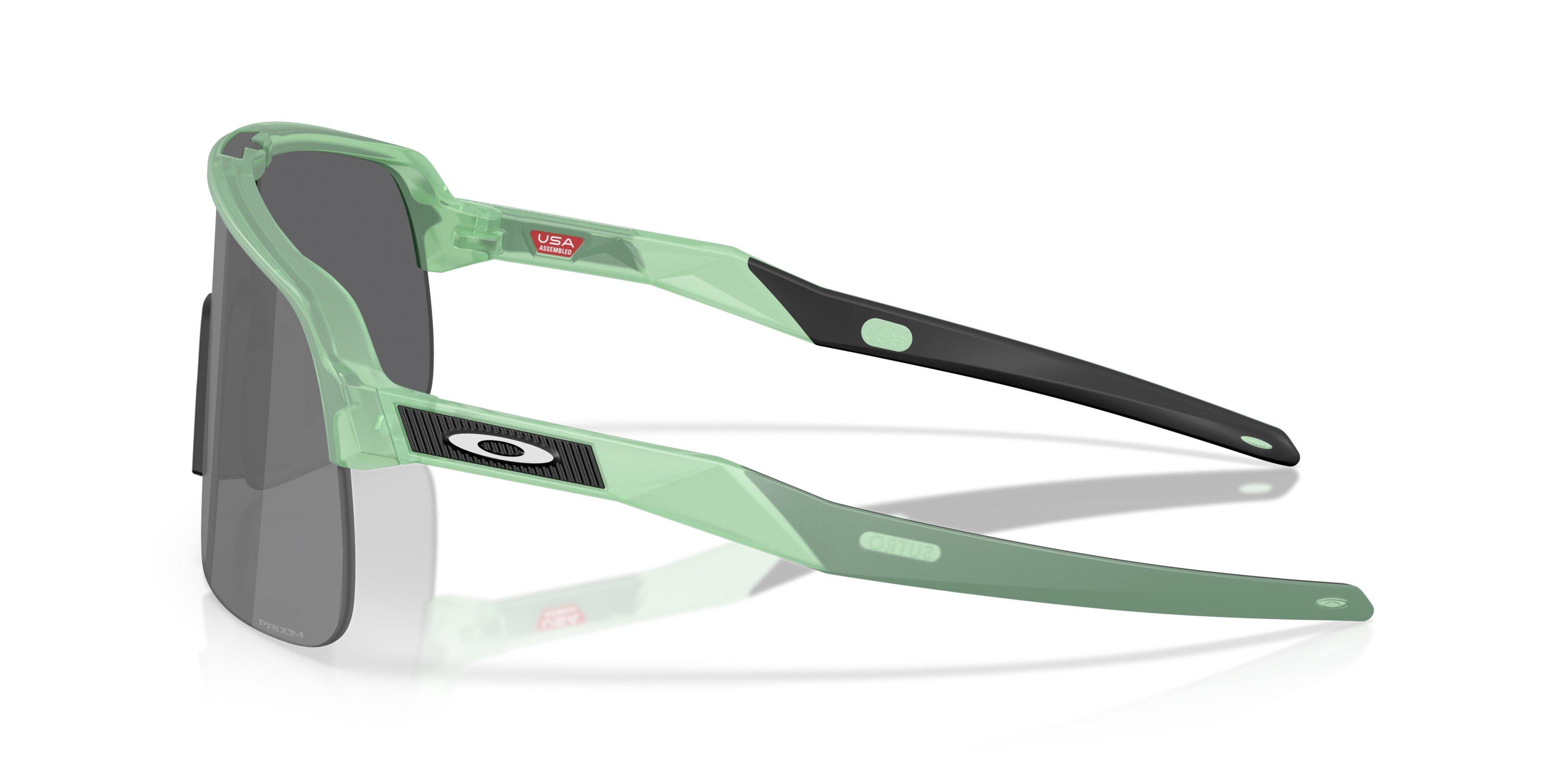 Oakley Sutro Lite S Prizm Black Sunglasses - Matte Transparent Jade - GREEN/GREY Thumbnail View 8