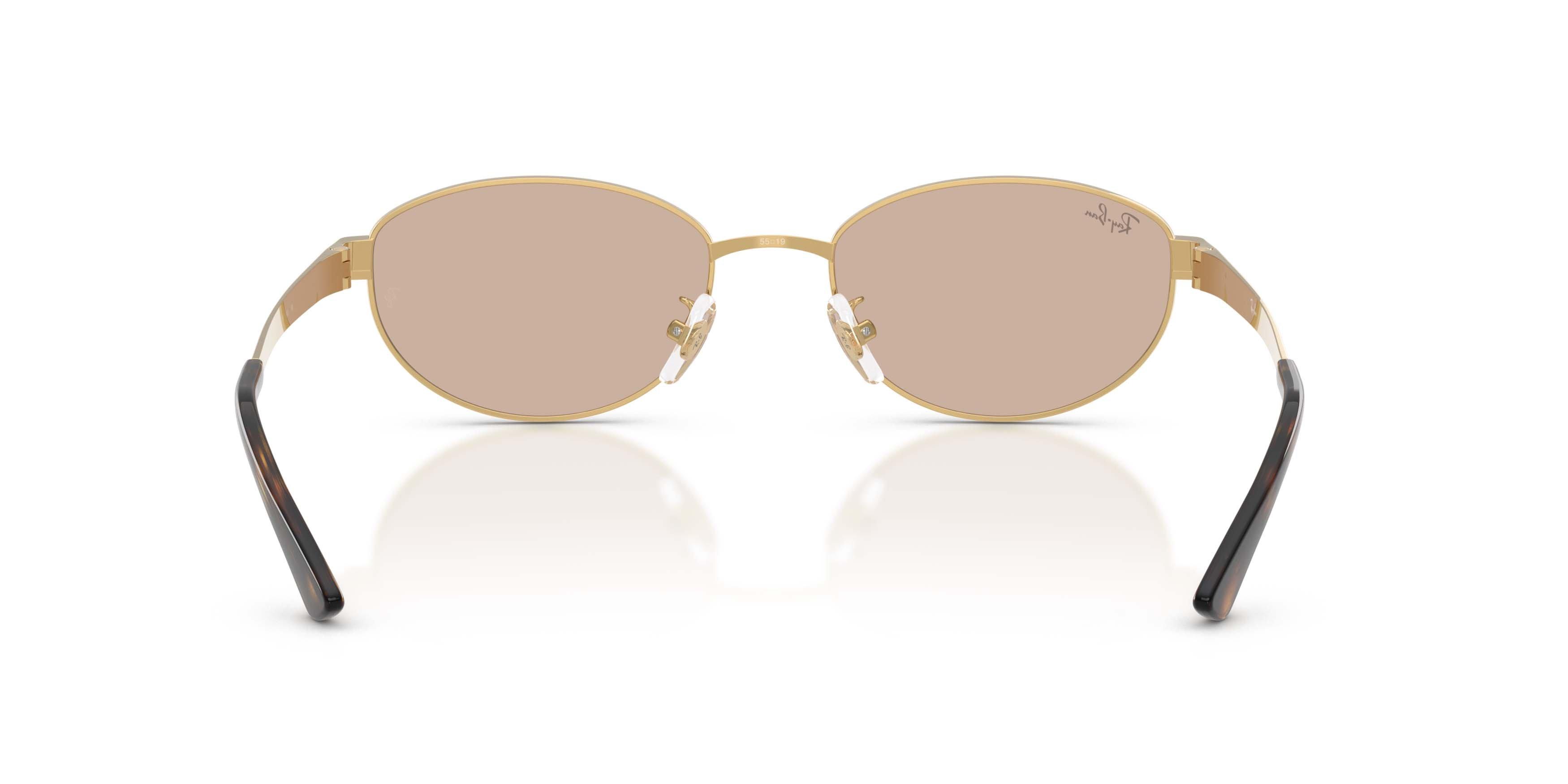 Ray-Ban RB3774D Light Brown Sunglasses - Arista Gold - GOLD/BROWN
