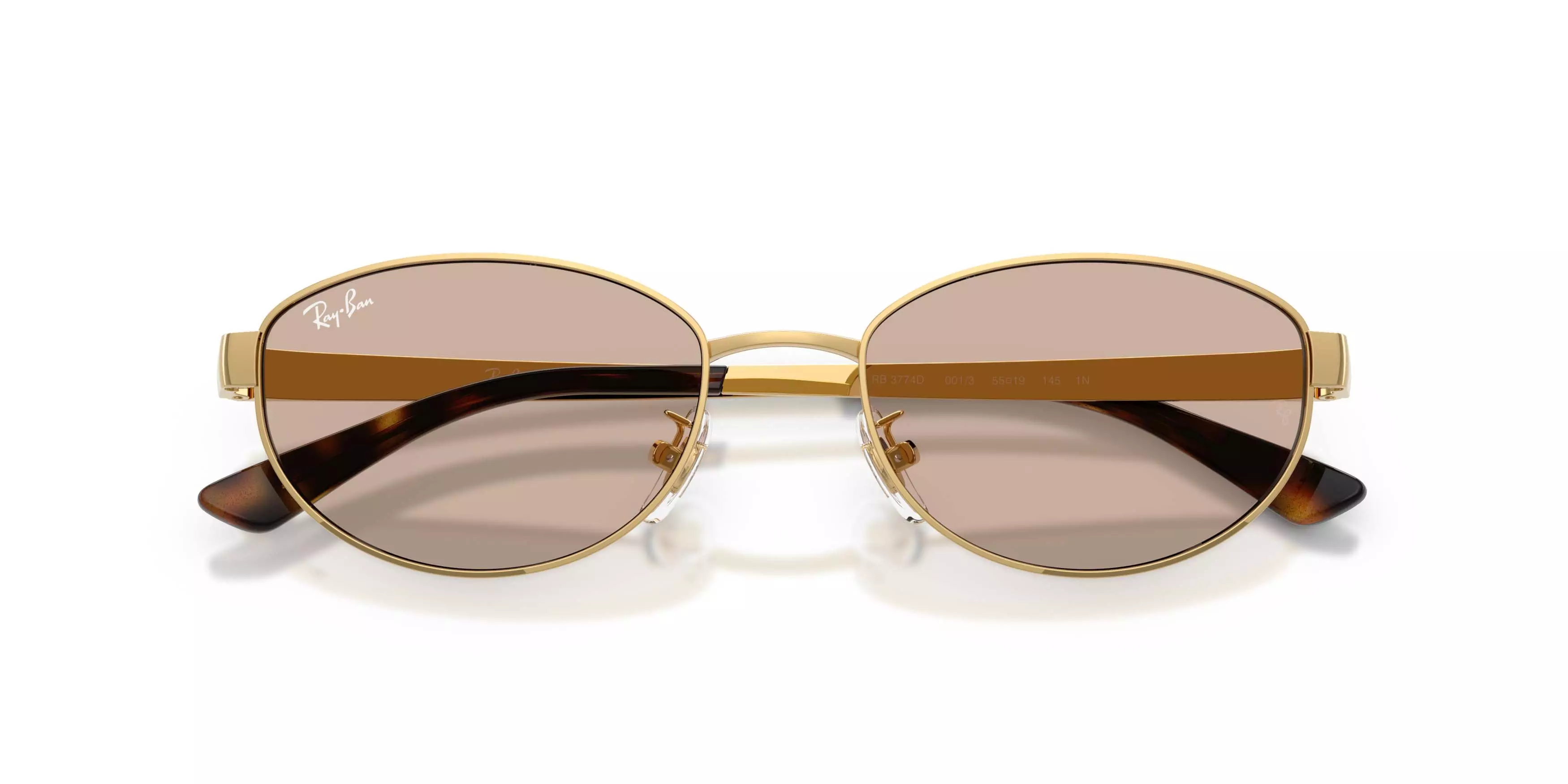 Ray-Ban RB3774D Light Brown Sunglasses - Arista Gold - GOLD/BROWN