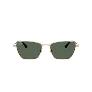 Ray-Ban Drea Bio-Based Dark Green Sunglasses - Polished Pale Gold - GOLD/GREEN