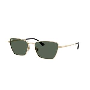 Ray-Ban Drea Bio-Based Dark Green Sunglasses - Polished Pale Gold - GOLD/GREEN