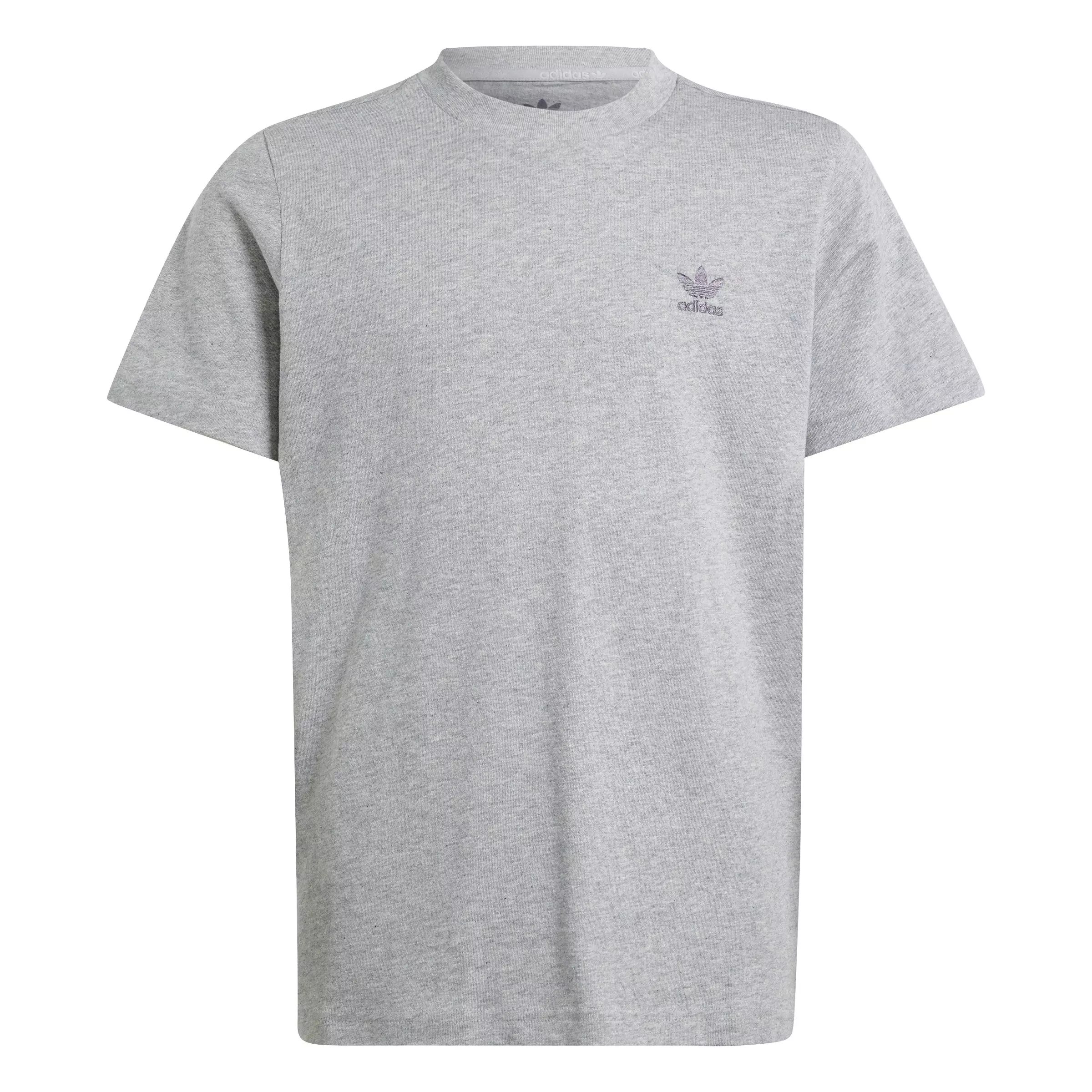 adidas Originals Big Kids' Single Jersey T-Shirt - Grey - GREY