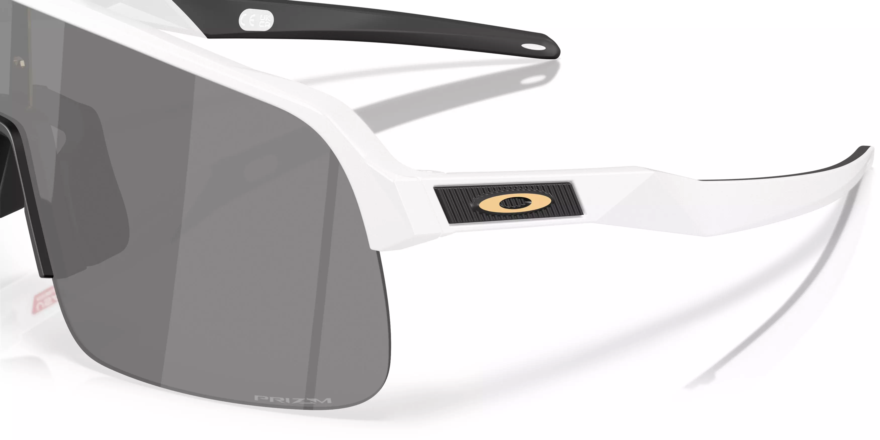 Oakley Sutro Lite S Prizm Black Sunglasses - Matte White - WHITE/GREY