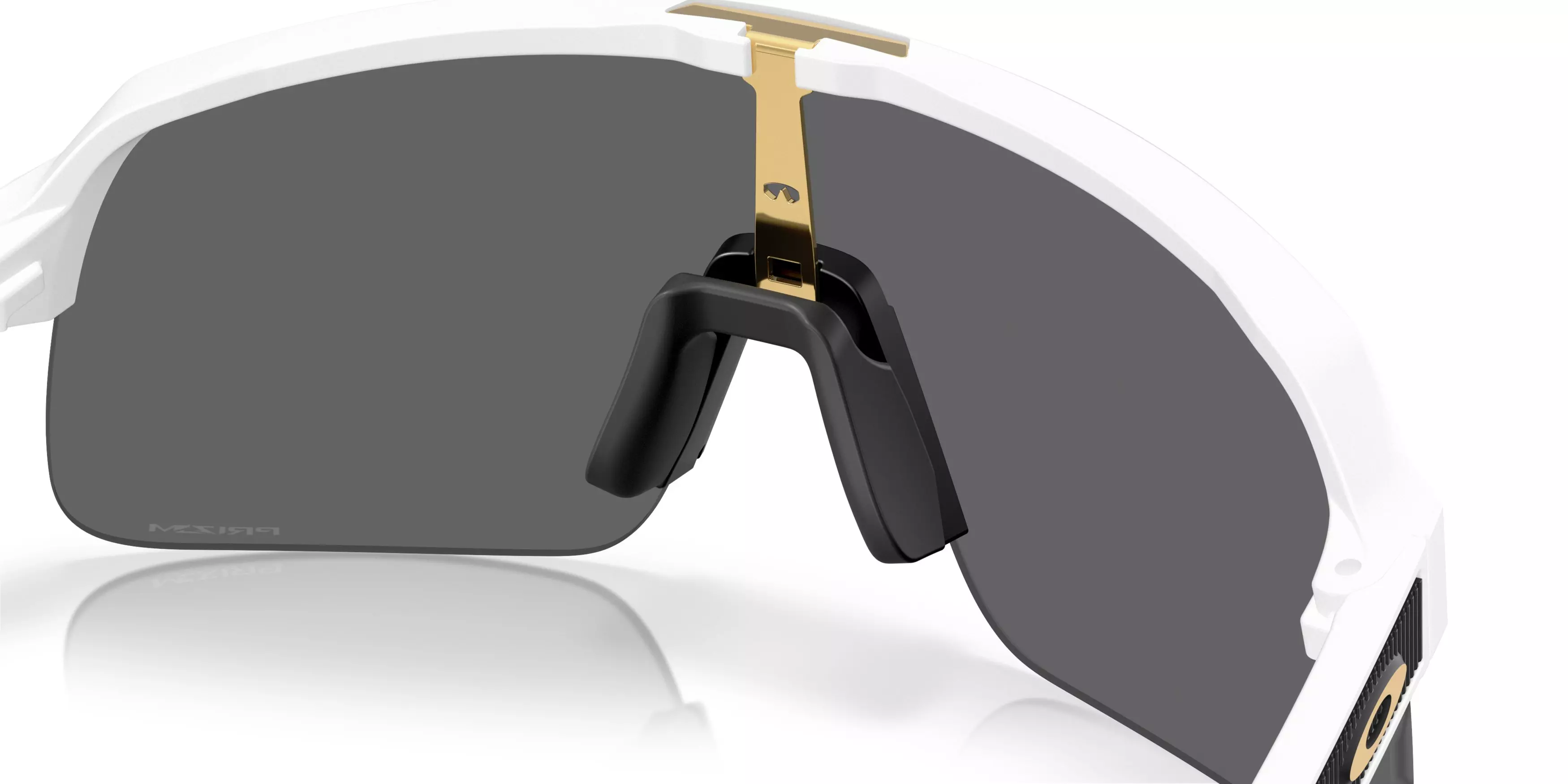 Oakley Sutro Lite S Prizm Black Sunglasses - Matte White - WHITE/GREY
