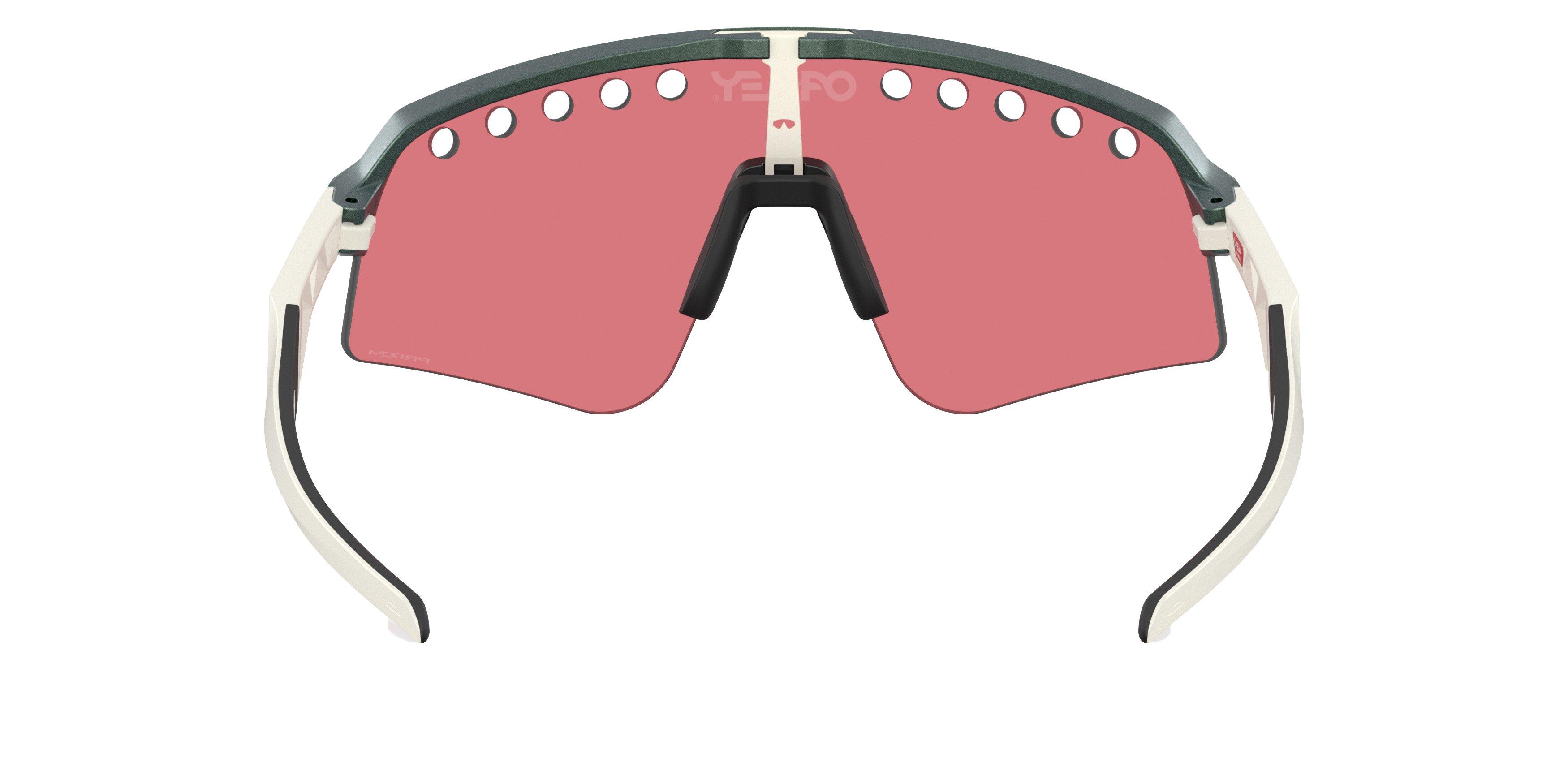 Oakley Sutro Lite Sweep Prizm Trail Torch Sunglasses - Matte Silver Blue - BLUE/RED Thumbnail View 2