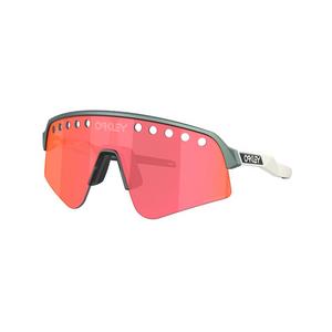Oakley Sutro Lite Sweep Prizm Trail Torch Sunglasses - Matte Silver Blue